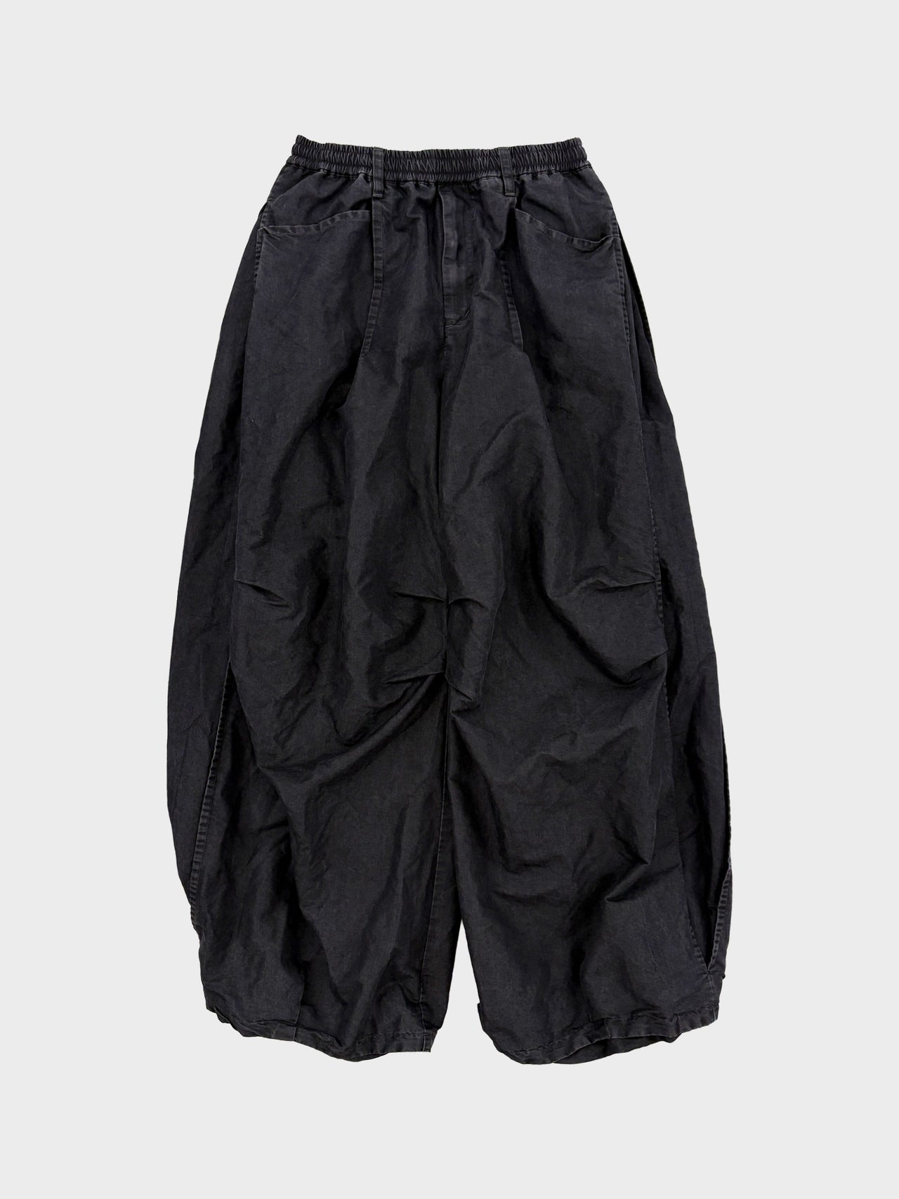 【8月22日(土)12:00発売】TAAKK / TUCKED BALLOON DENIM (GRAY)