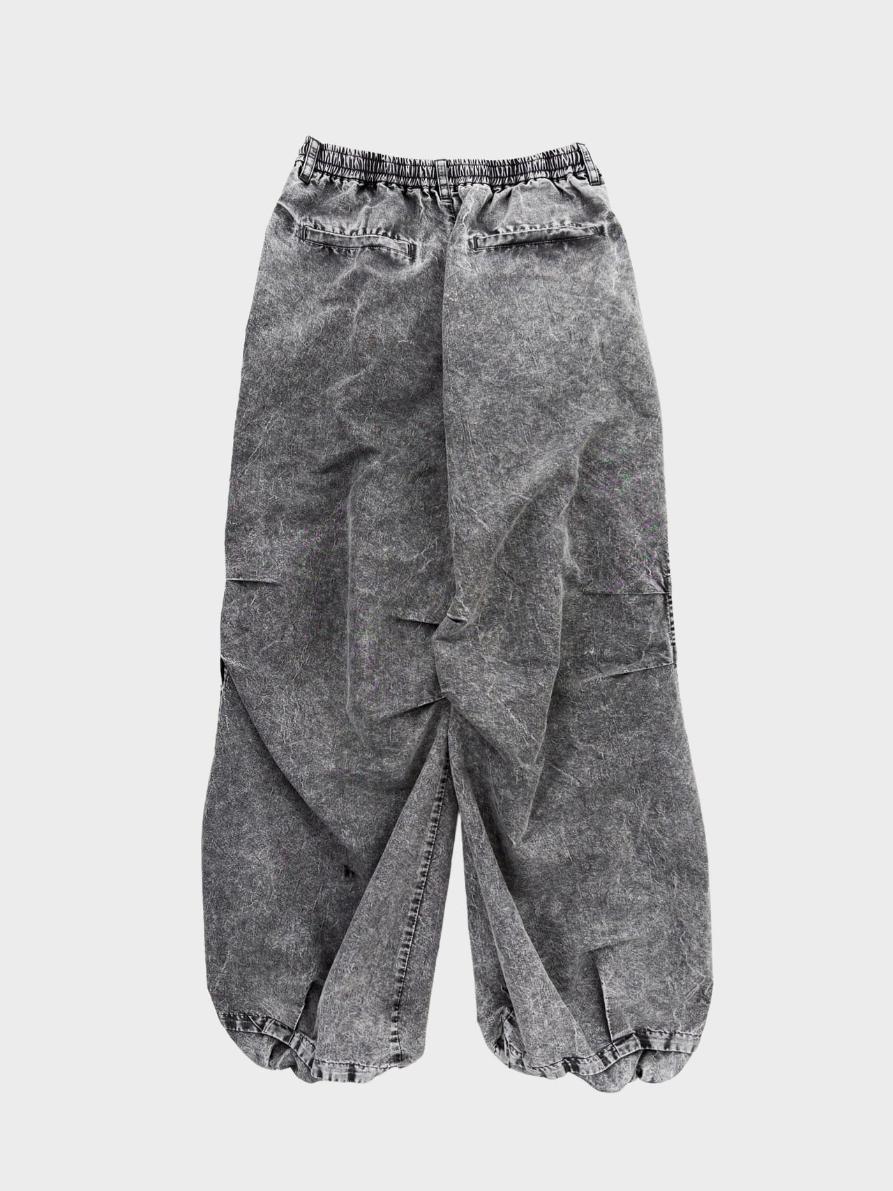 【8月22日(土)12:00発売】TAAKK / TUCKED BALLOON DENIM (L.GRAY)