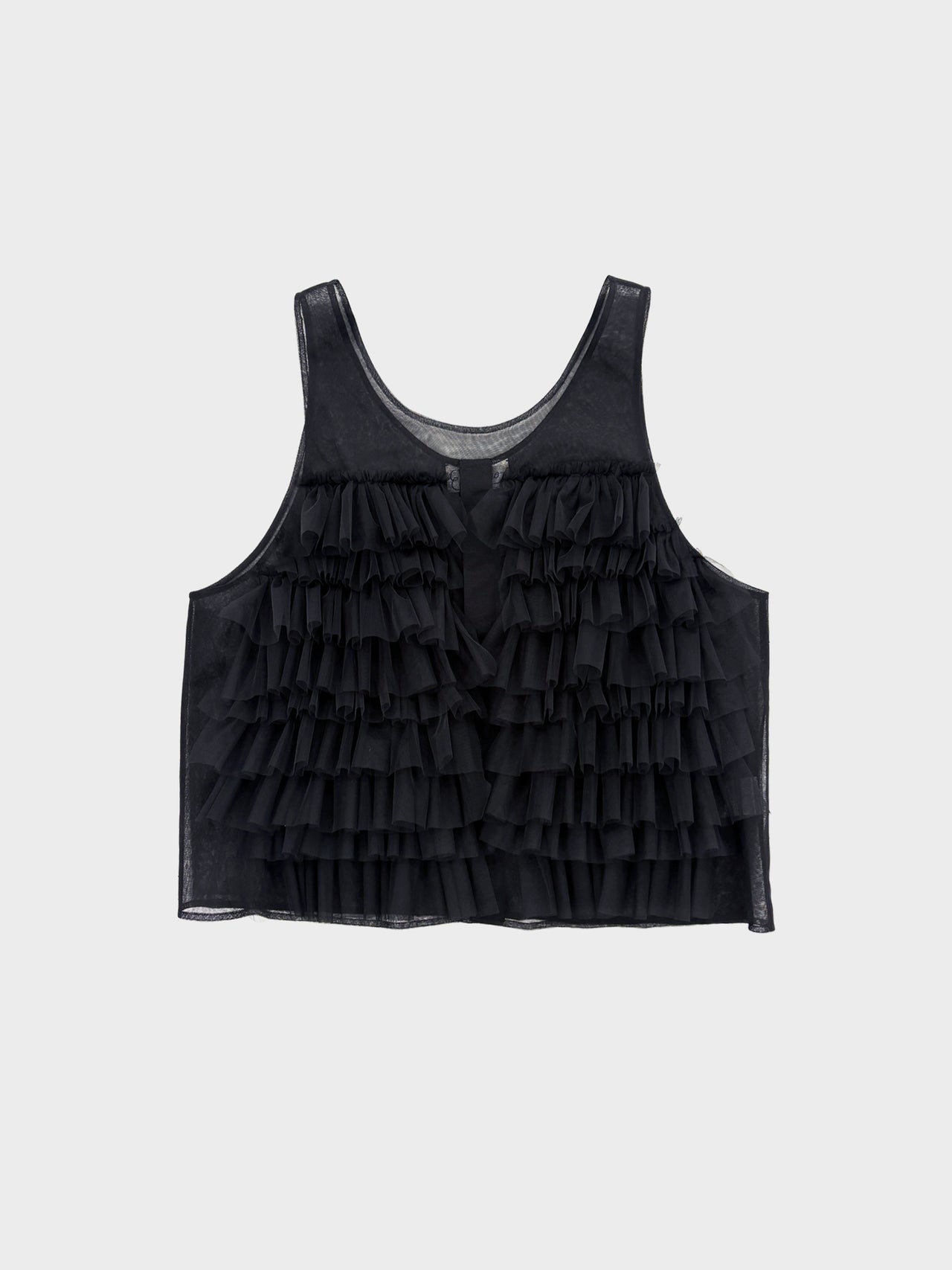 【3月20日(金)12:00販売開始】VIVIANO / TULLE VEST (BLACK)