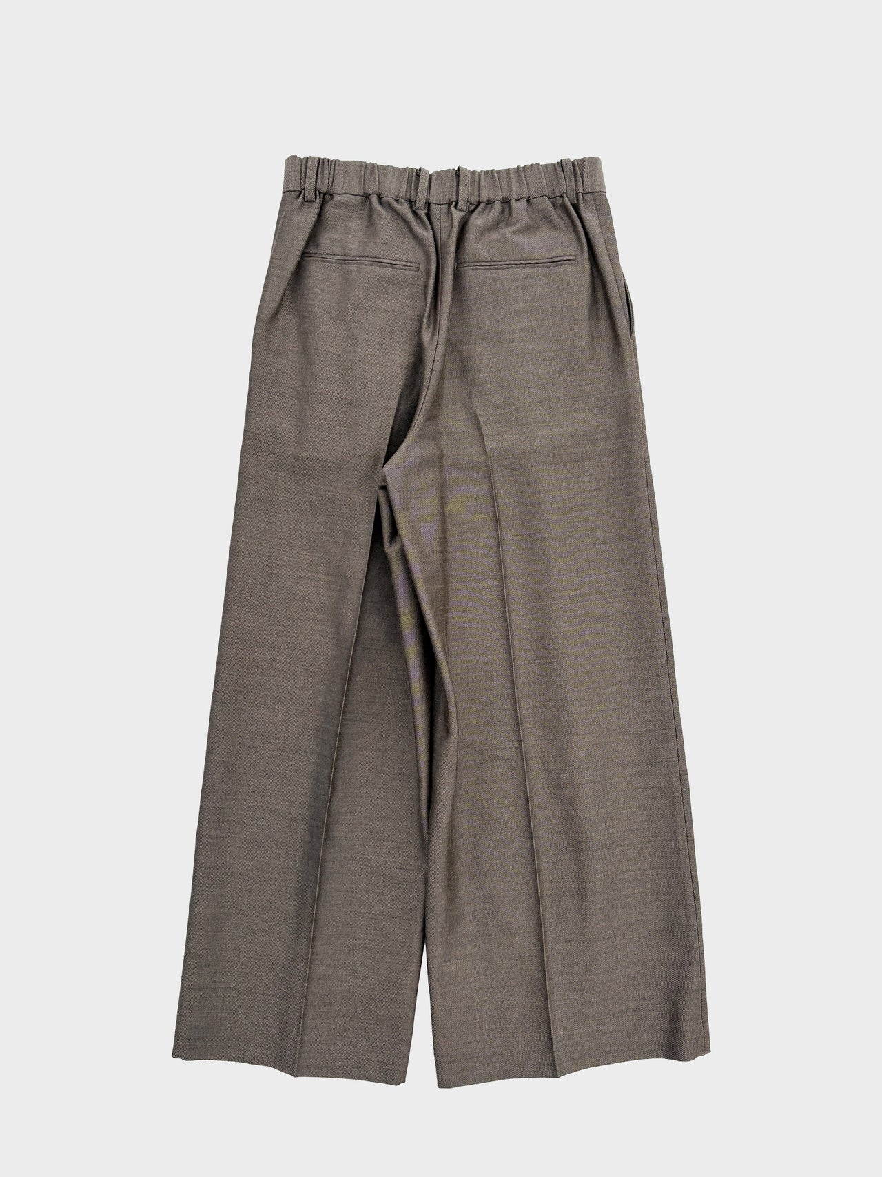 【8月22日(土)12:00発売】TAAKK / TWO-TUCK WIDE TROUSERS (BROWN)