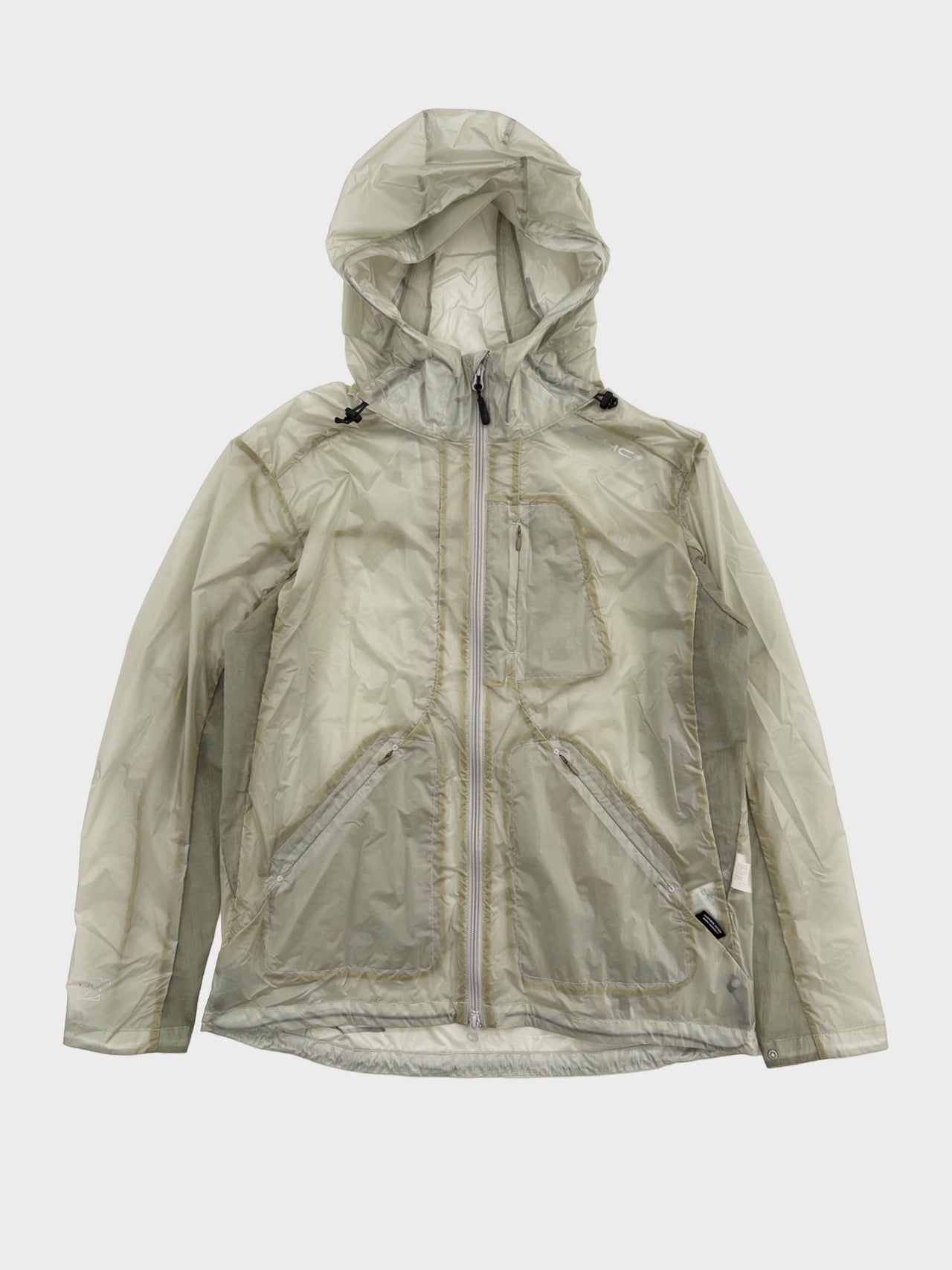 【3月14日(土)12:00販売開始】SOMEWHERE OUTSIDE HIKING COMPANY / Translucent Bounded Seam Windbreaker (L.GRAY)