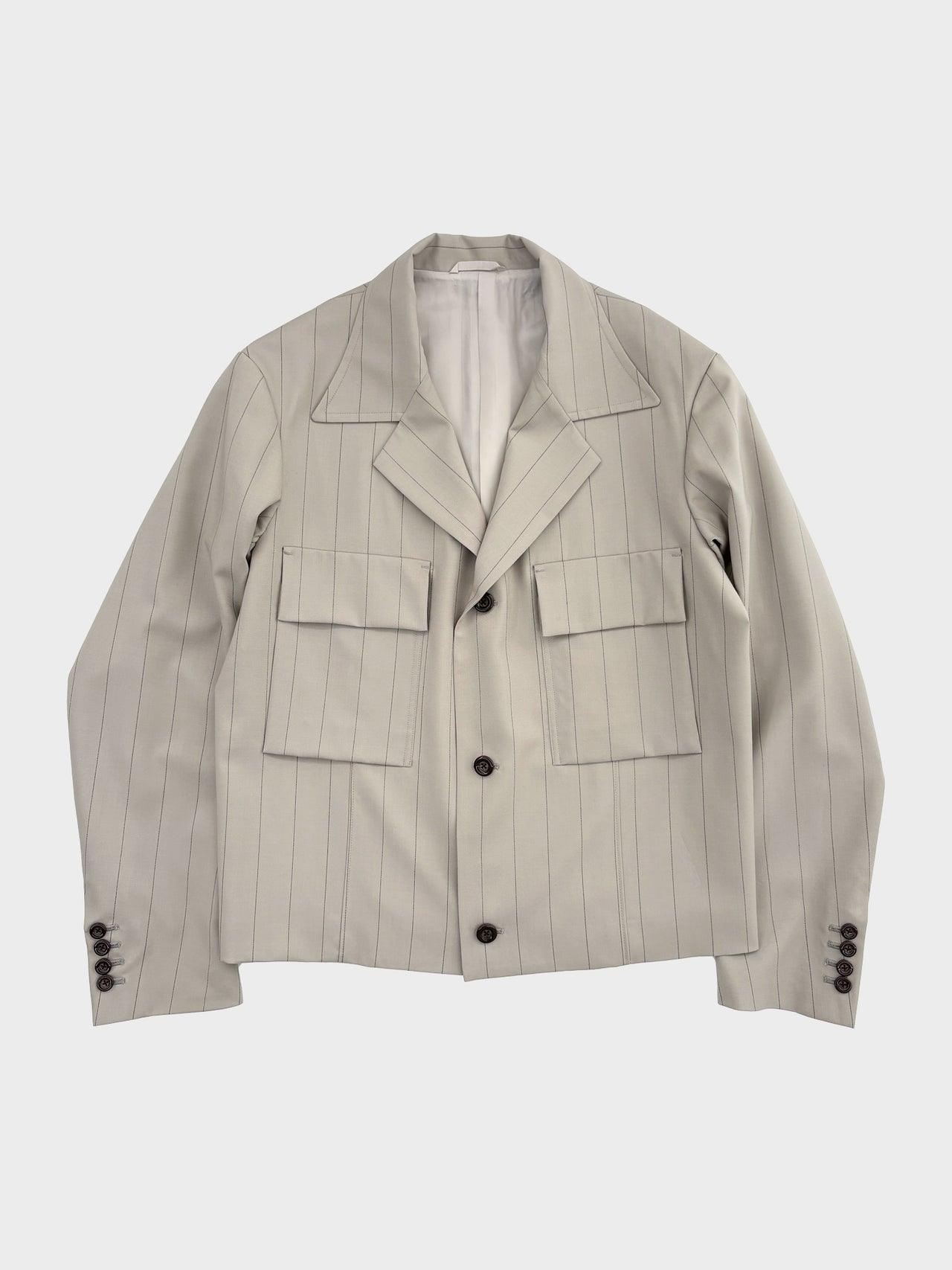 UJOH / ULSTER COLLAR SHORT JKT (A.GRAY)