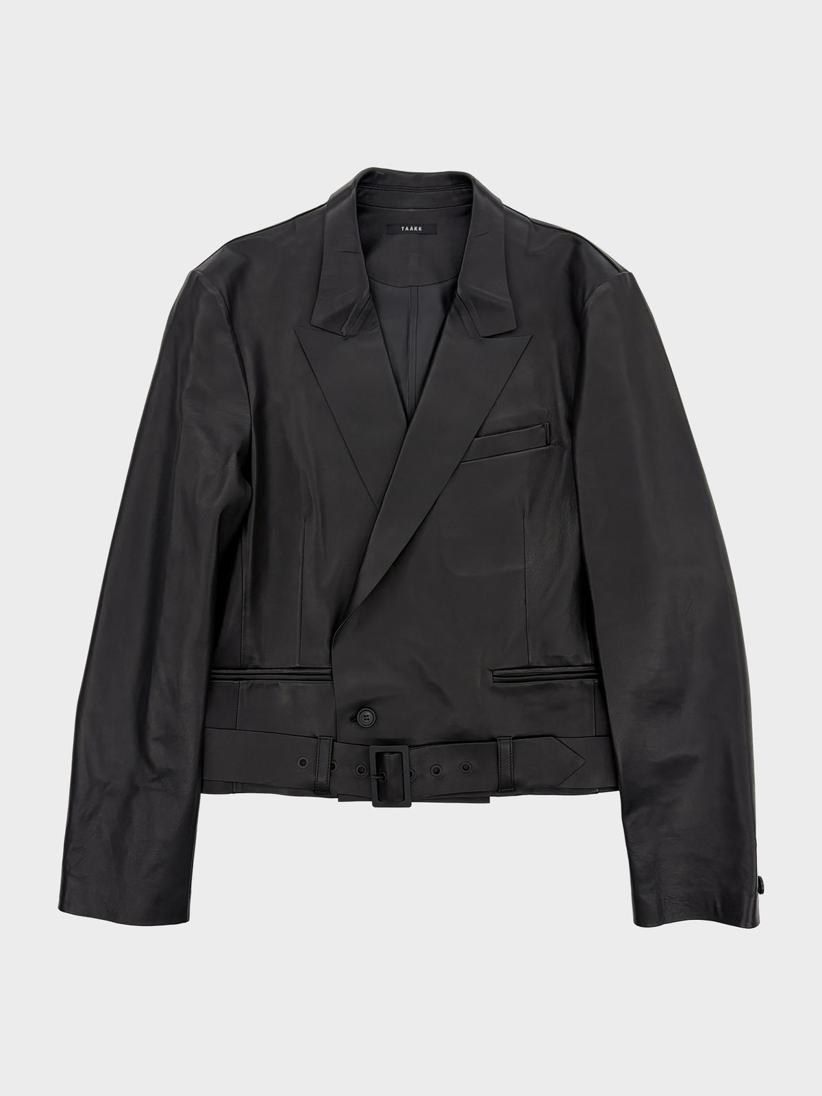 【11月6日(金)発売】TAAKK / UNLINED SHEEP LEATHER JACKET (BLACK)