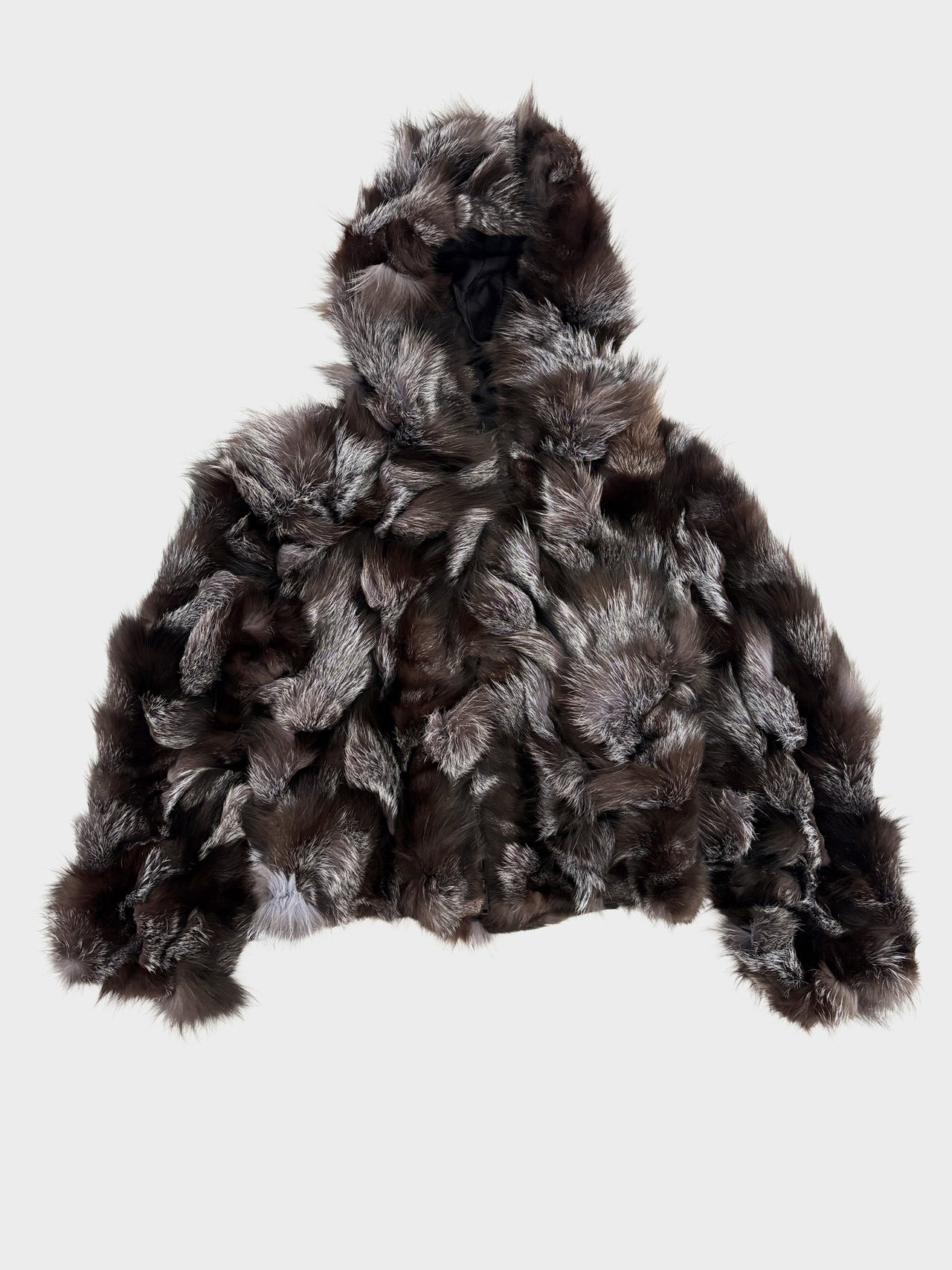 【8月22日(土)12:00発売】TAAKK / UPCYCLED FUR HOODIE (GRAY)