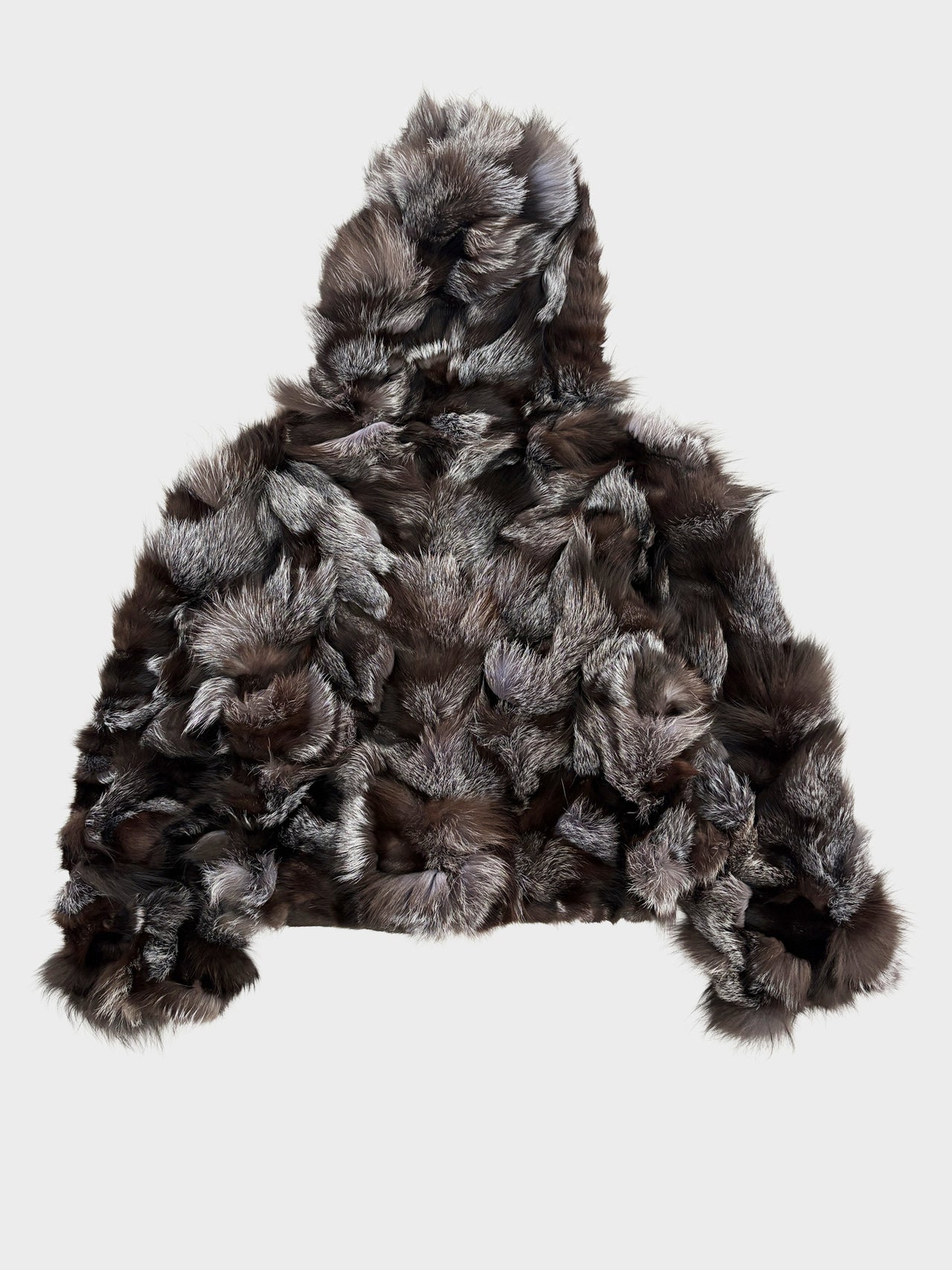 【8月22日(土)12:00発売】TAAKK / UPCYCLED FUR HOODIE (GRAY)