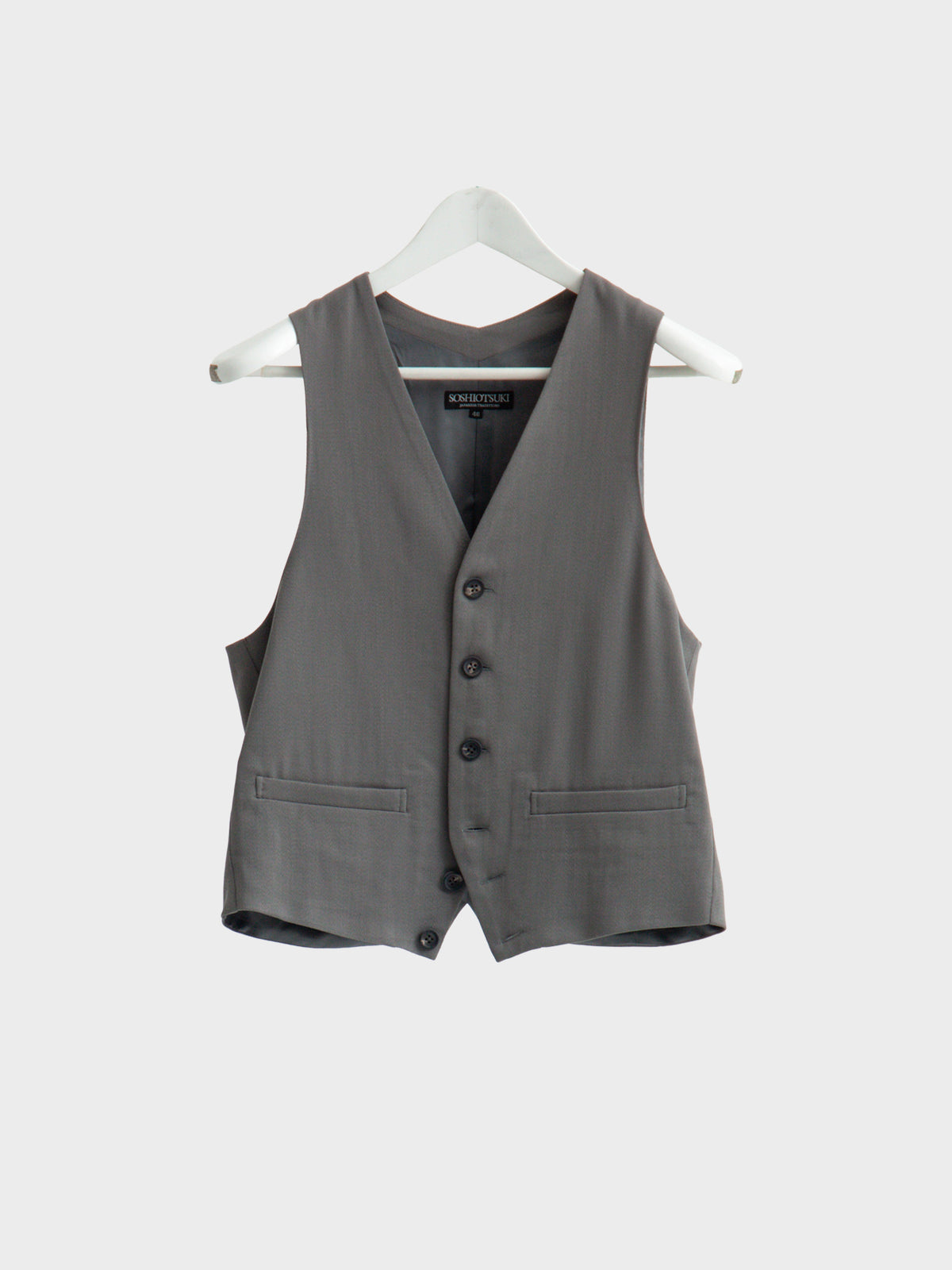 【10月24日(土)発売)】SOSHIOTSUKI /  VEST (DOBBY GREY)