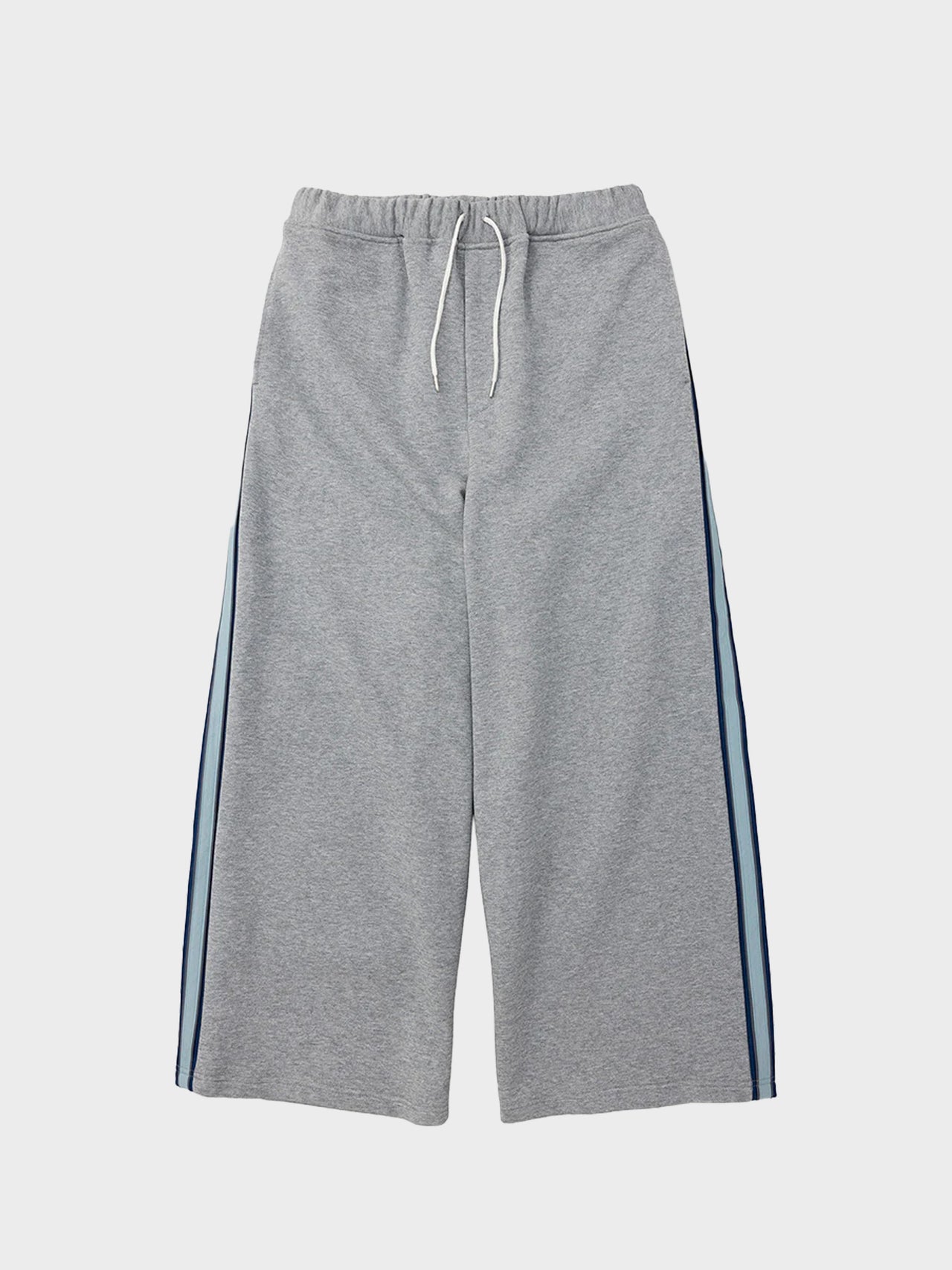DIGAWEL / WIDE SWEAT  PANTS (HEATHER GRAY)