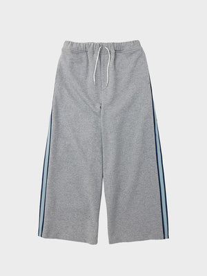 DIGAWEL / WIDE SWEAT  PANTS (GRAY)