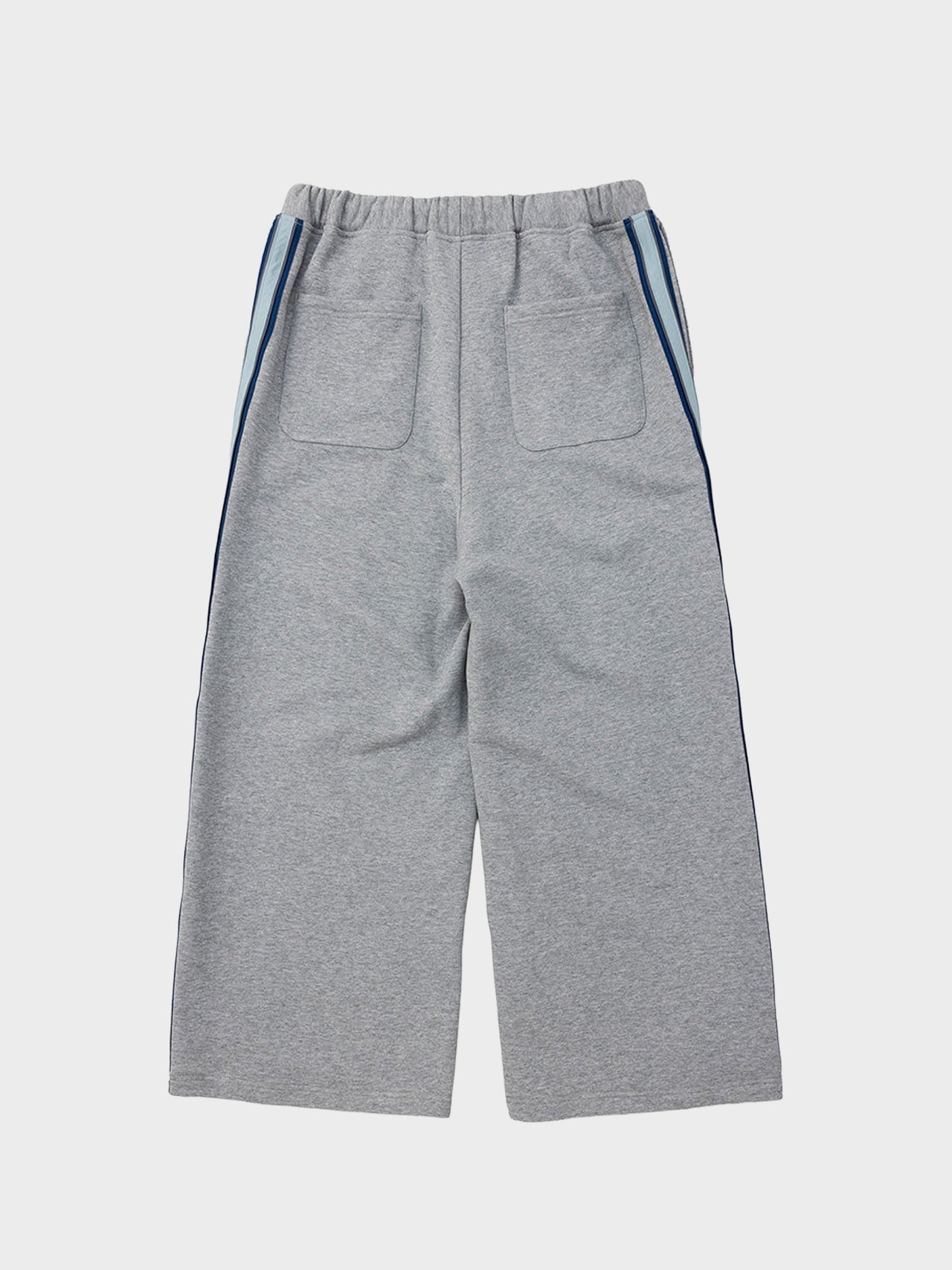 DIGAWEL / WIDE SWEAT  PANTS (HEATHER GRAY)