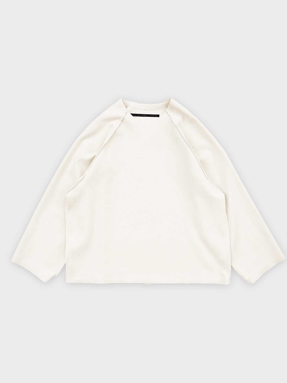 my beautiful landlet / WOOLET LONG SLEEVE TEE (OFF WHITE)