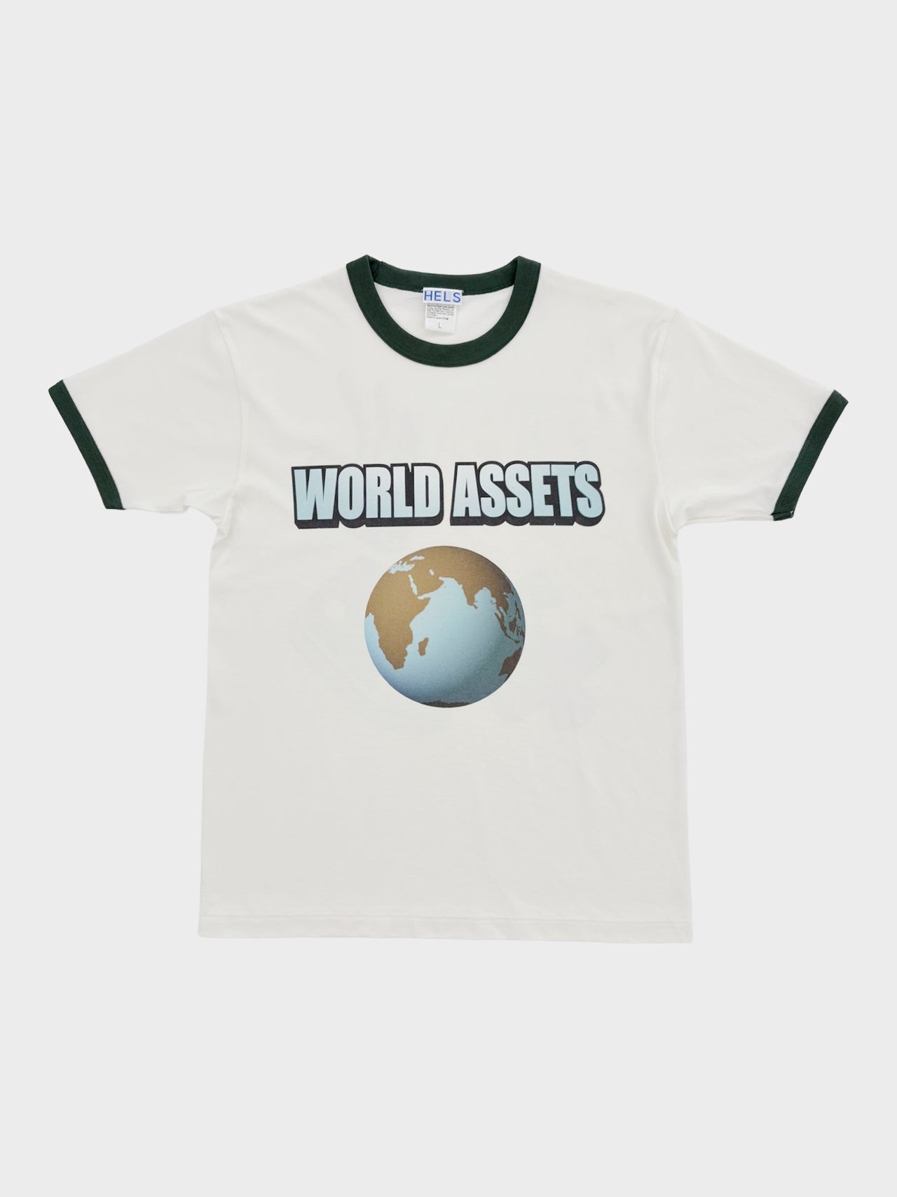 HELS / WORLD ASSETS T-SHIRT(WHITE)