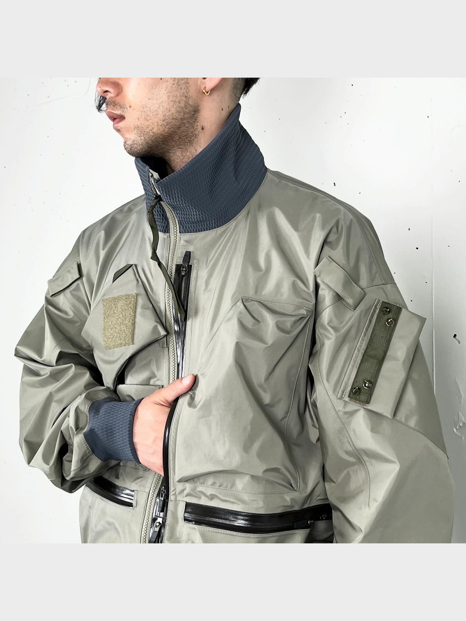 ACRONYM / 3L Gore-Tex Interops Jacket(J123A-GT) (ALPHA GREEN)