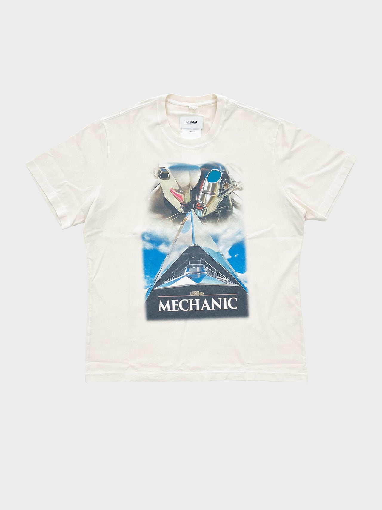 doublet / ANDROID PRINT T-SHIRT (WHITE)