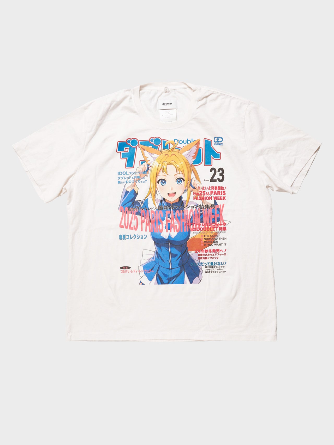 doublet / ANIME PRINT T-SHIRT (FOX)