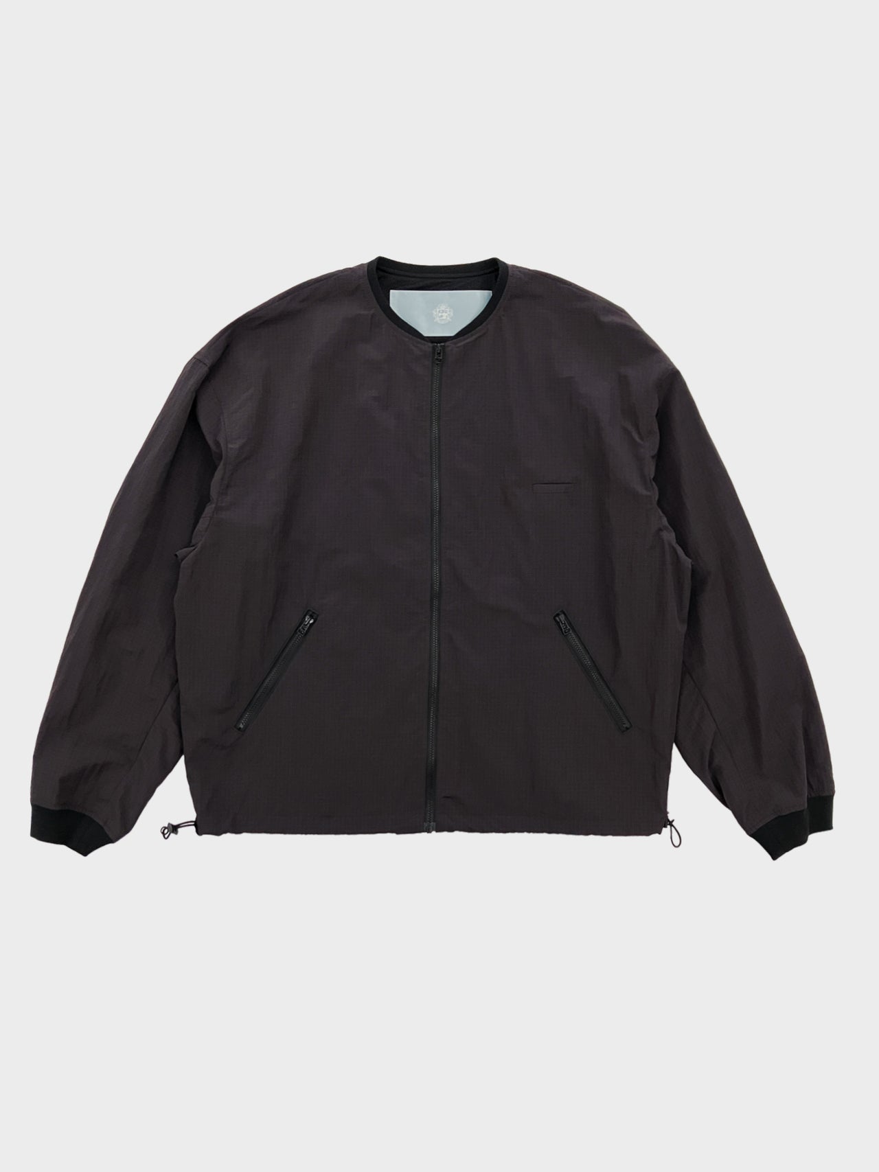 Dulcamara / リップストップバックポケットZipブルゾン (BLACK)