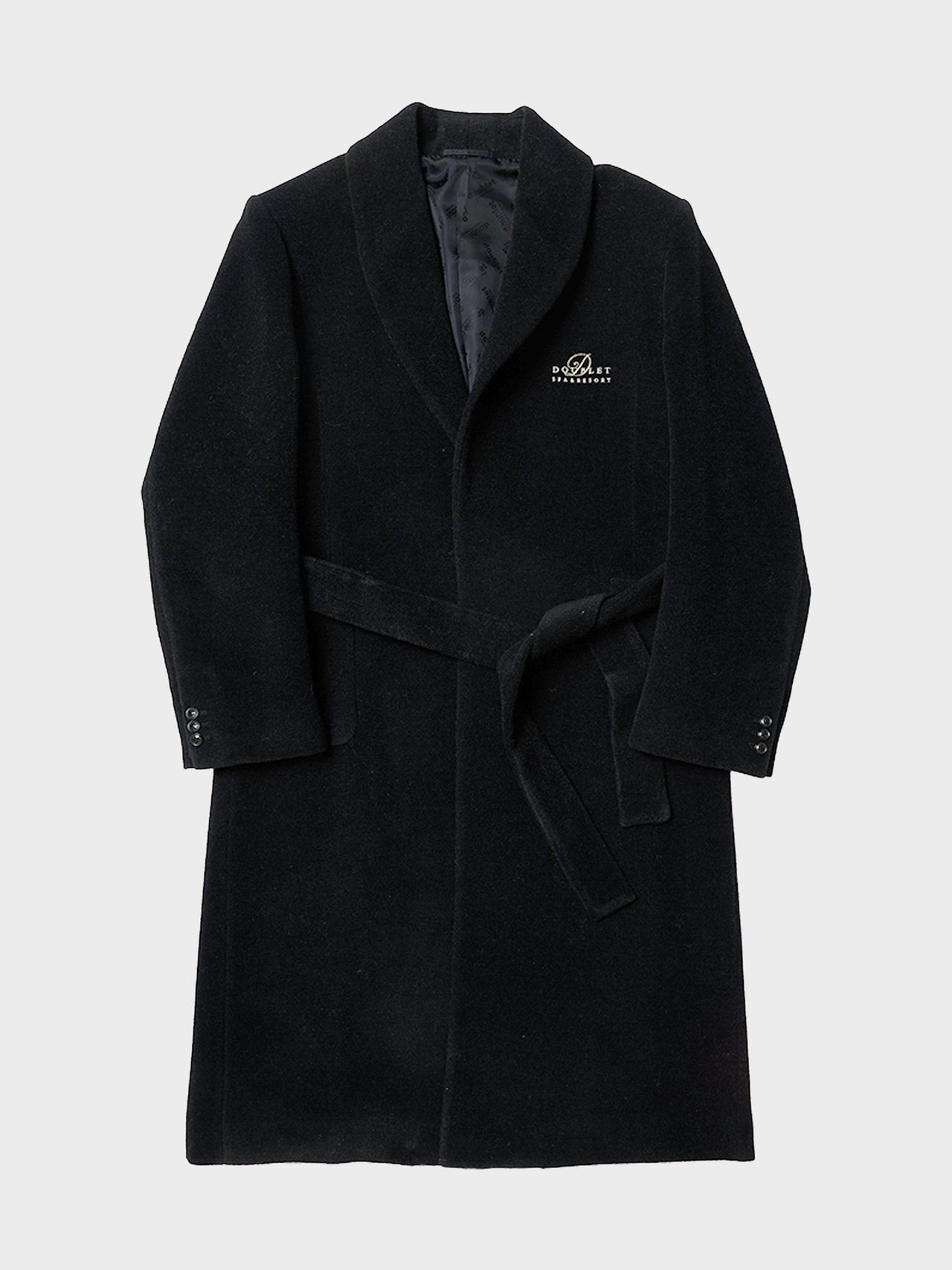 doublet / BATHROBE TAILORED COAT (BLACK)