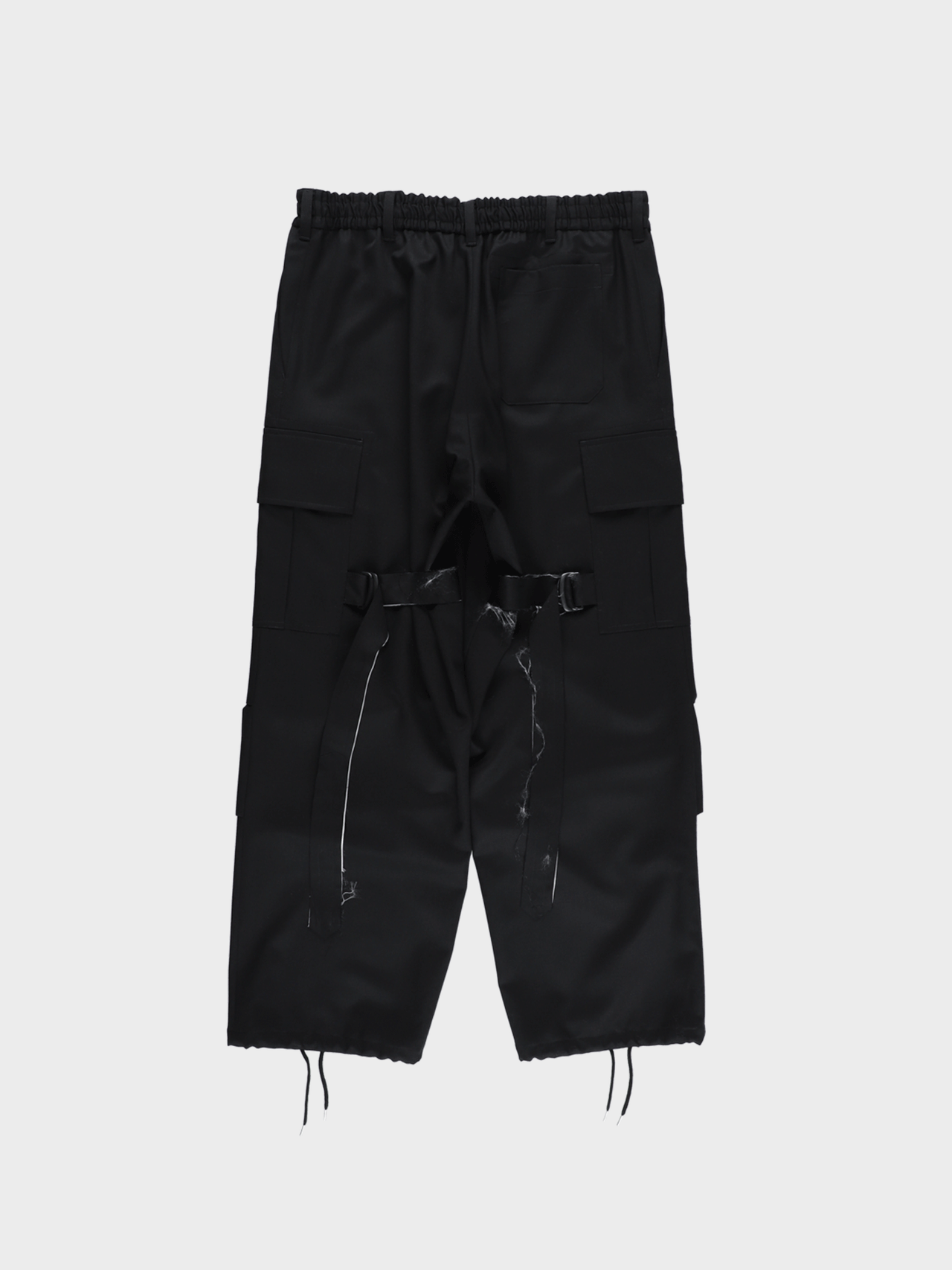 【12月20日(土)販売開始】Sulvam / GABARDINE CARGO BONDAGE PANTS (BLACK)