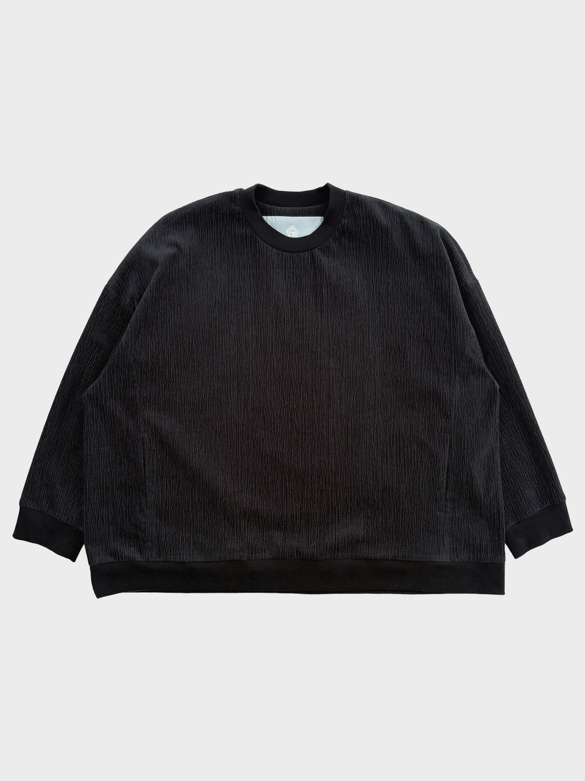 Dulcamara / バークコーデュロイワイドPO (BLACK)