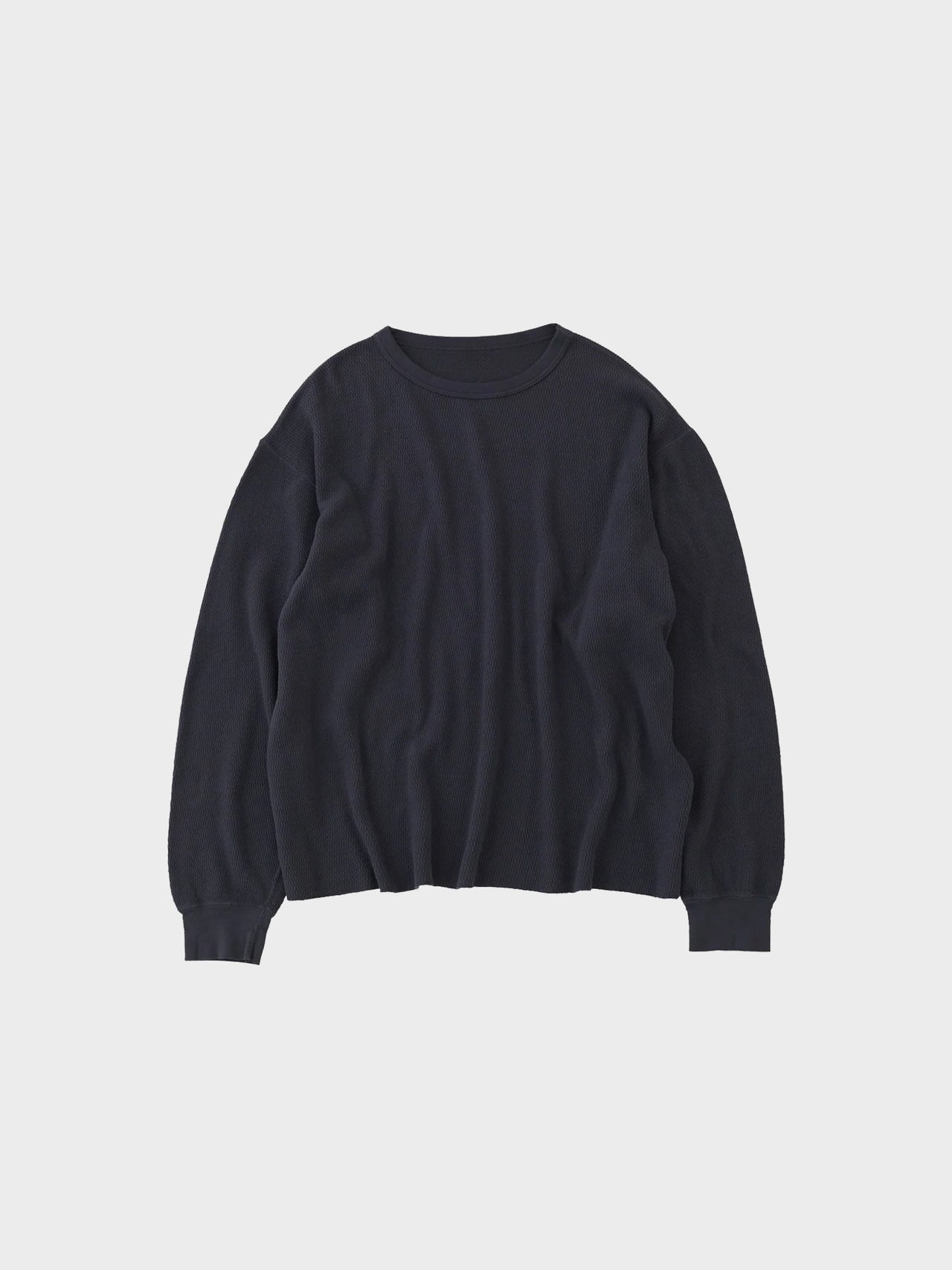 URU / CREW NECK L/S TEE (I.BLACK)