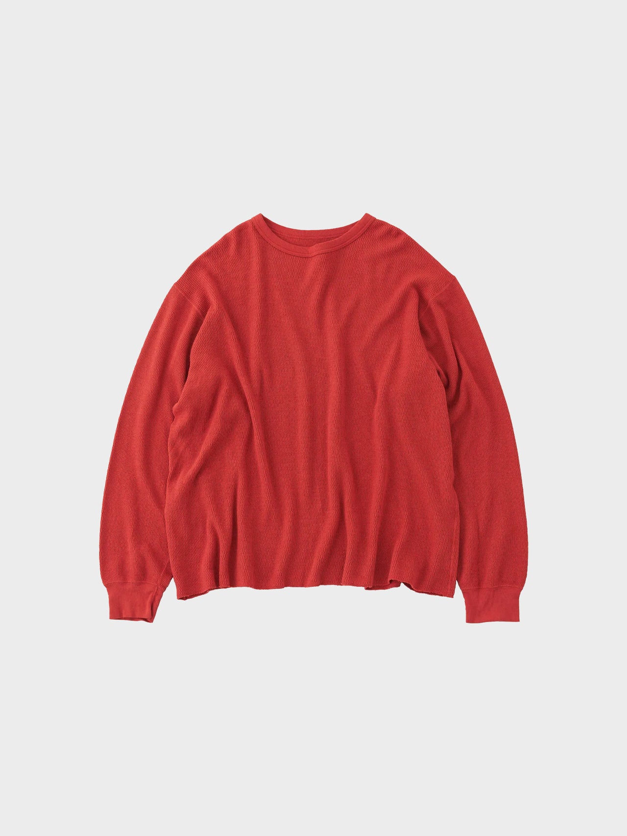 URU / CREW NECK L/S TEE (RED)