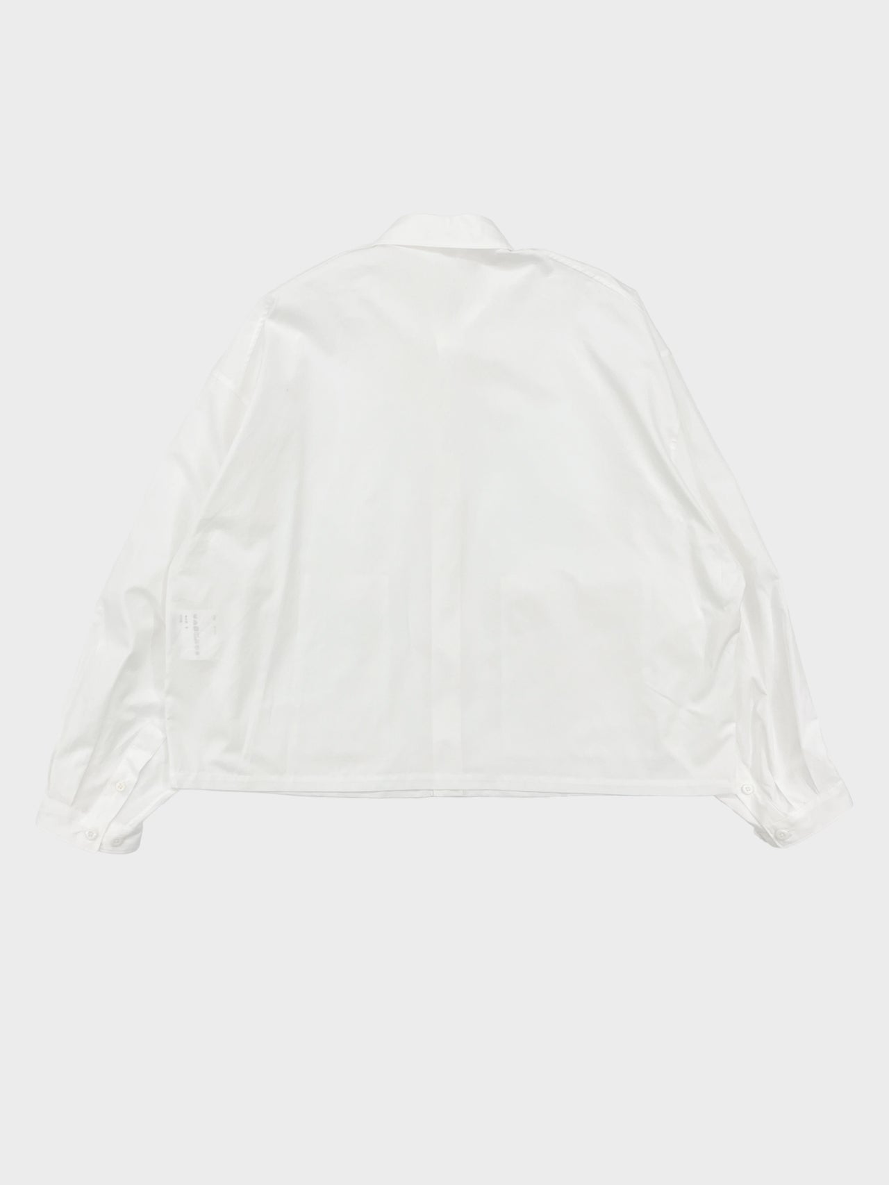 DIGAWEL / CROP TOP SHIRT①(BROADCLOTH) (WHITE)