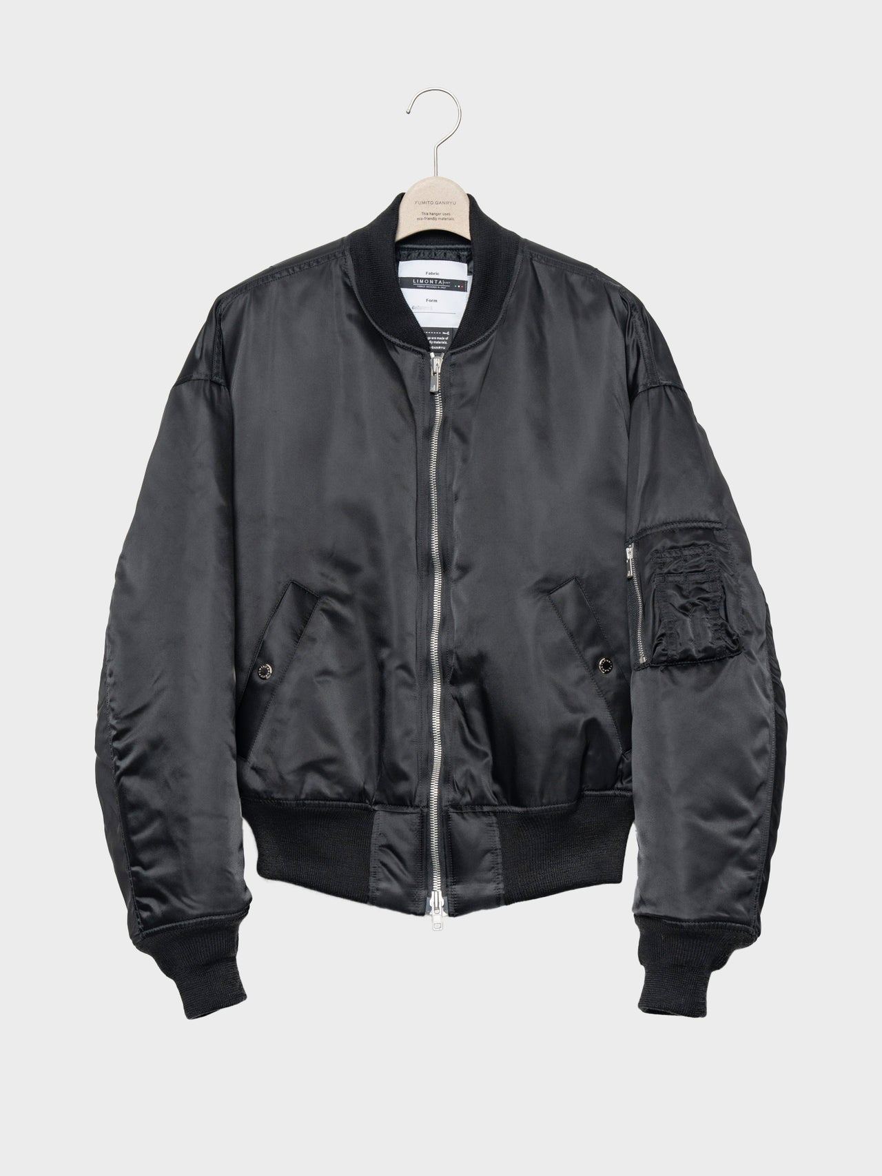 FUMITO GANRYU / DEFORMED MA-1 (BLACK)