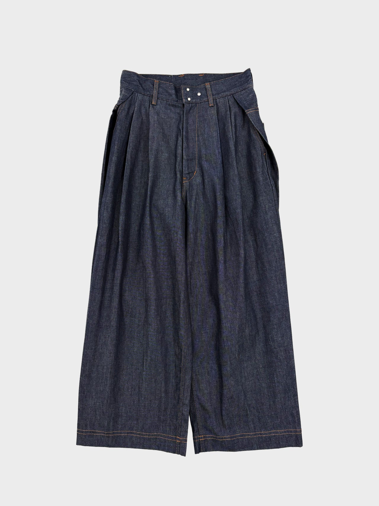 my beautiful landlet / RIGID DENIM PANTS (INDIGO)
