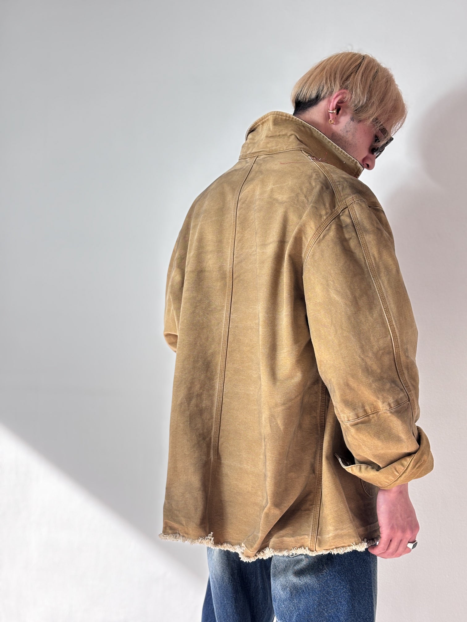 doublet / VEGETABLE EMBROIDERY WORK JACKET (BEIGE)