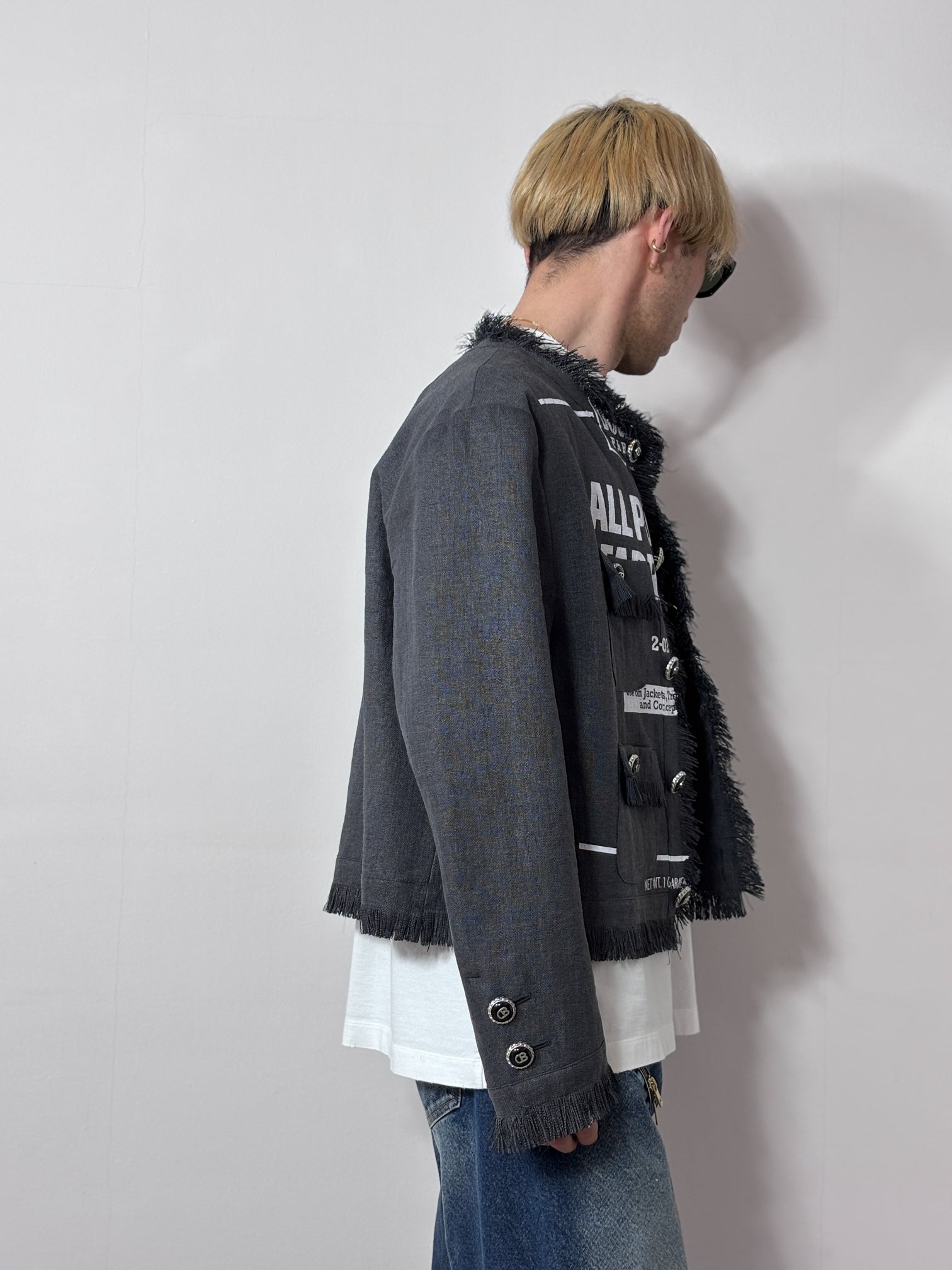 doublet / SANDBAG TWEED JACKET (BLACK) doublet / SANDBAG TWEED JACKET (BLACK)