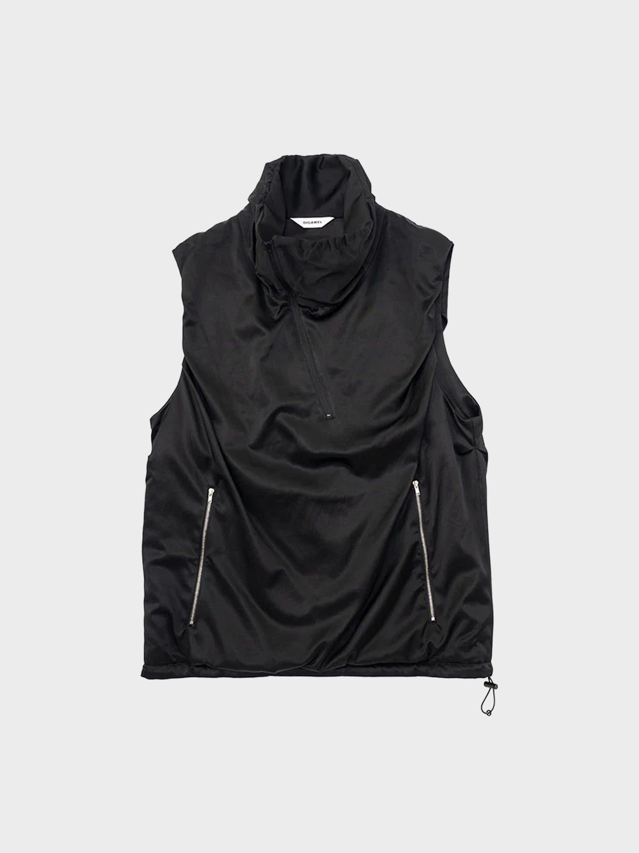 DIGAWEL / DRAPE VEST (BLACK)