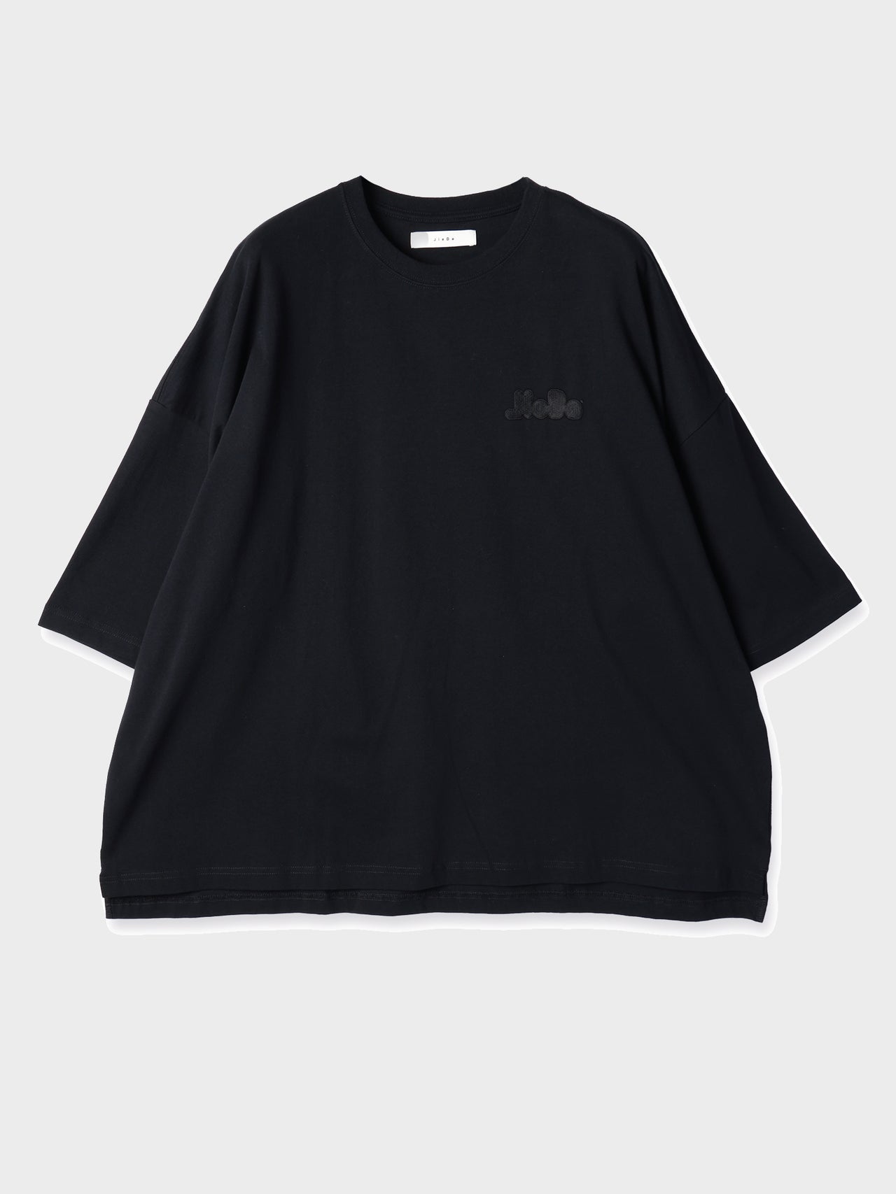 JieDa / EMBROIDERY BIG TEE (BLACK)