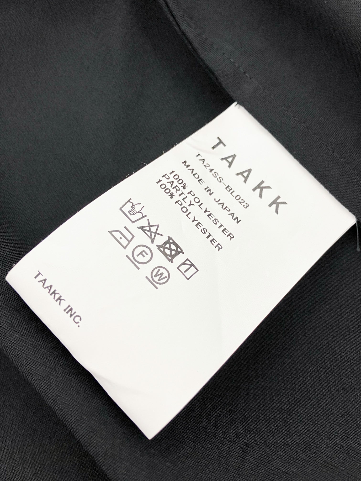 TAAKK / EMBROIDERY BLOUSON (BLACK)