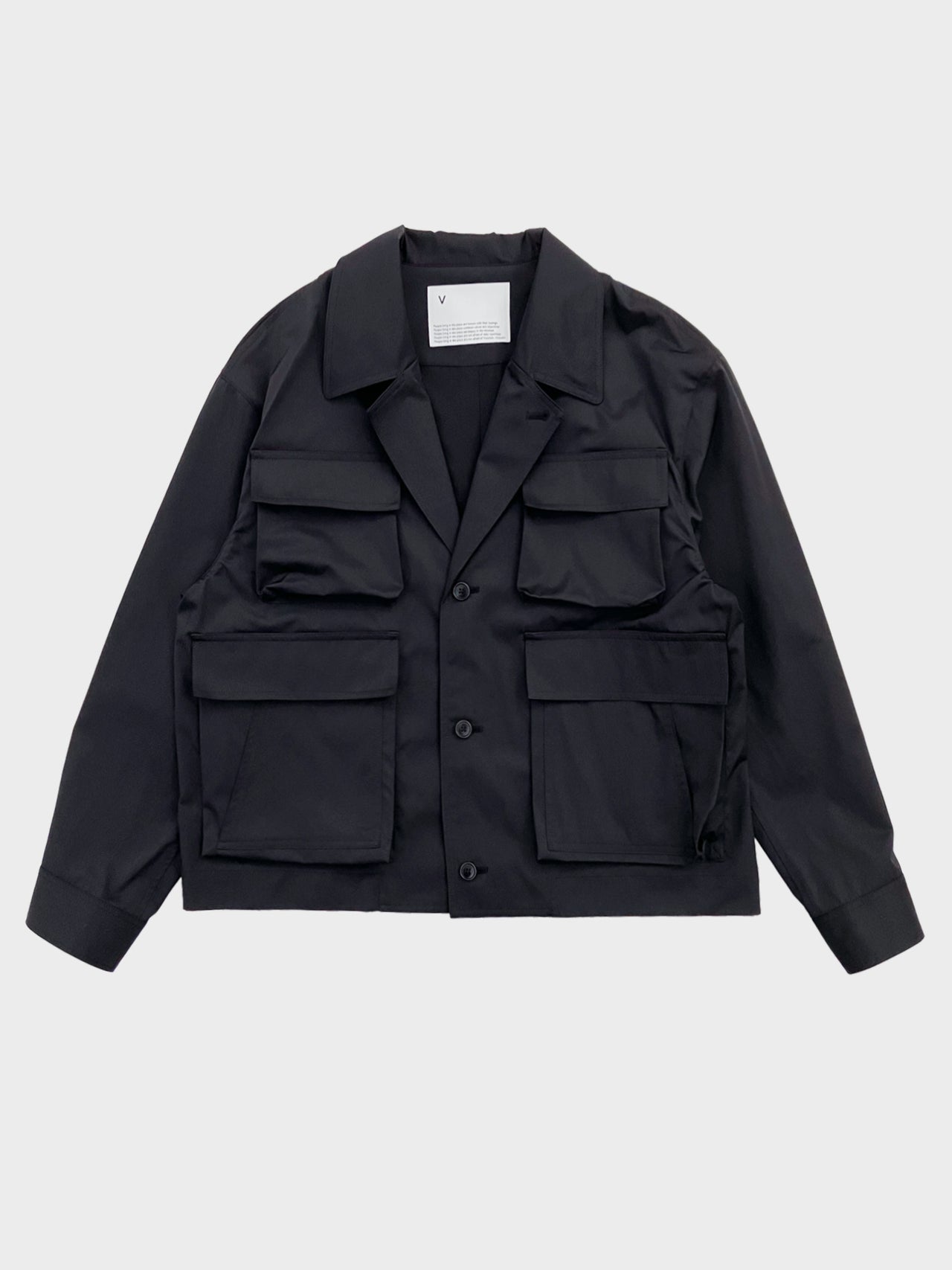 VOAAOV / TWILL FIELD JACKET (BLACK)