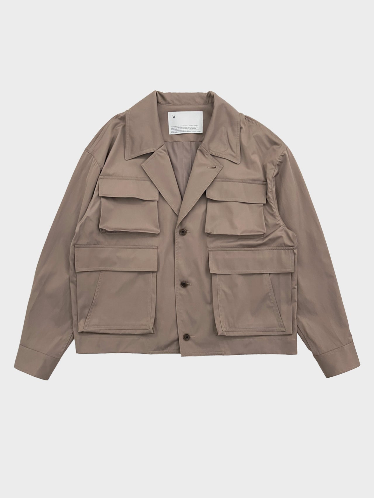 VOAAOV / TWILL FIELD JACKET (LBROWN)