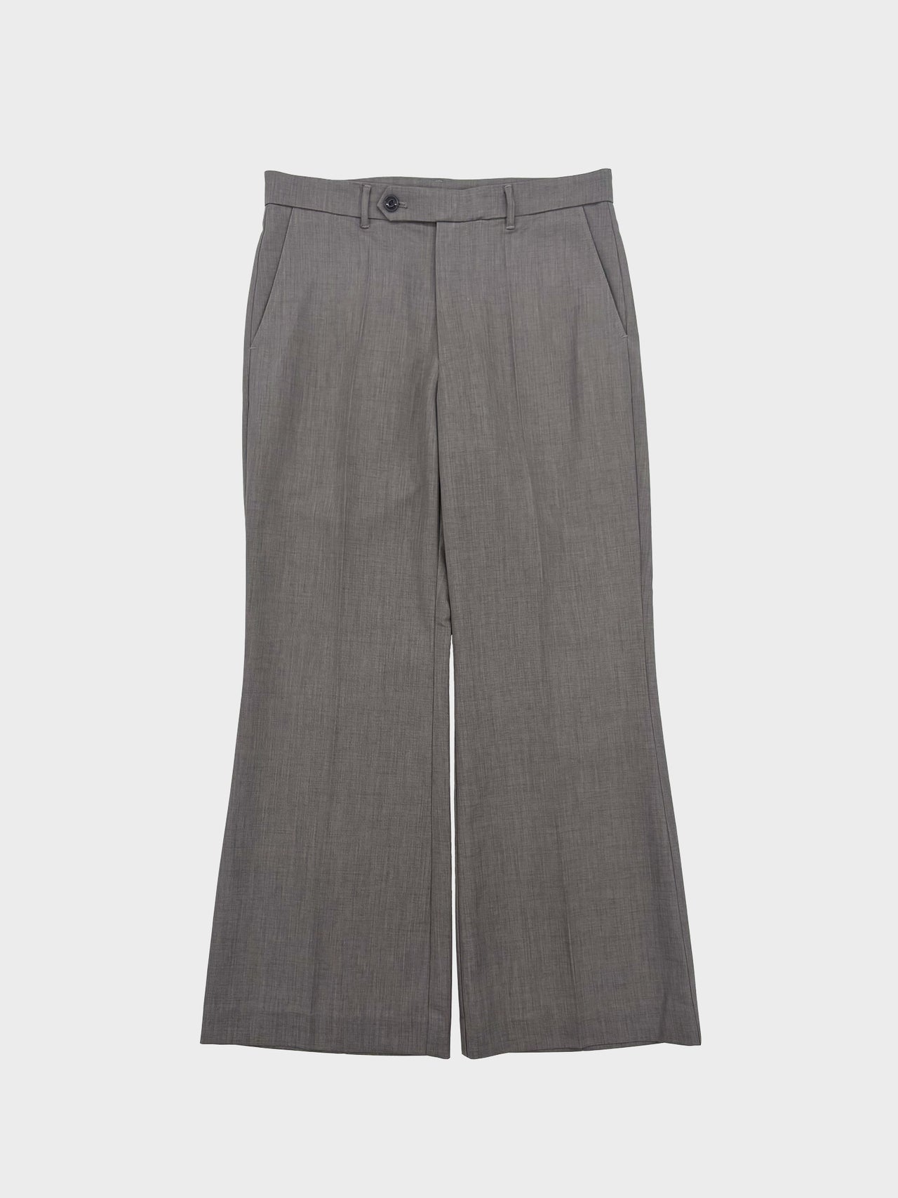 VOAAOV / FLARE PANTS (GREIGE)