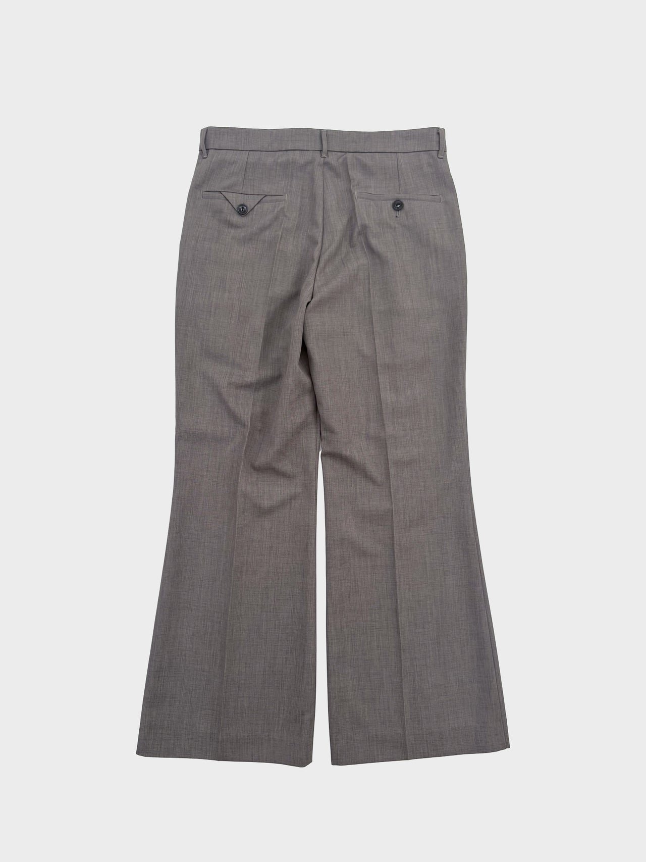 VOAAOV / FLARE PANTS (GREIGE)
