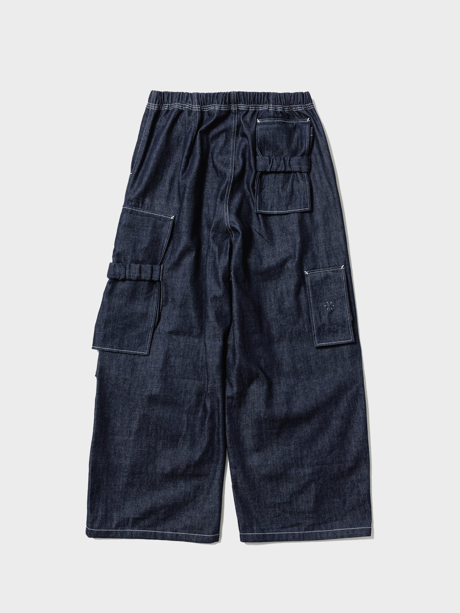 Sasquatchfabrix. / UTILITY FULL FLAP DENIM PANTS (INDIGO NAVY)