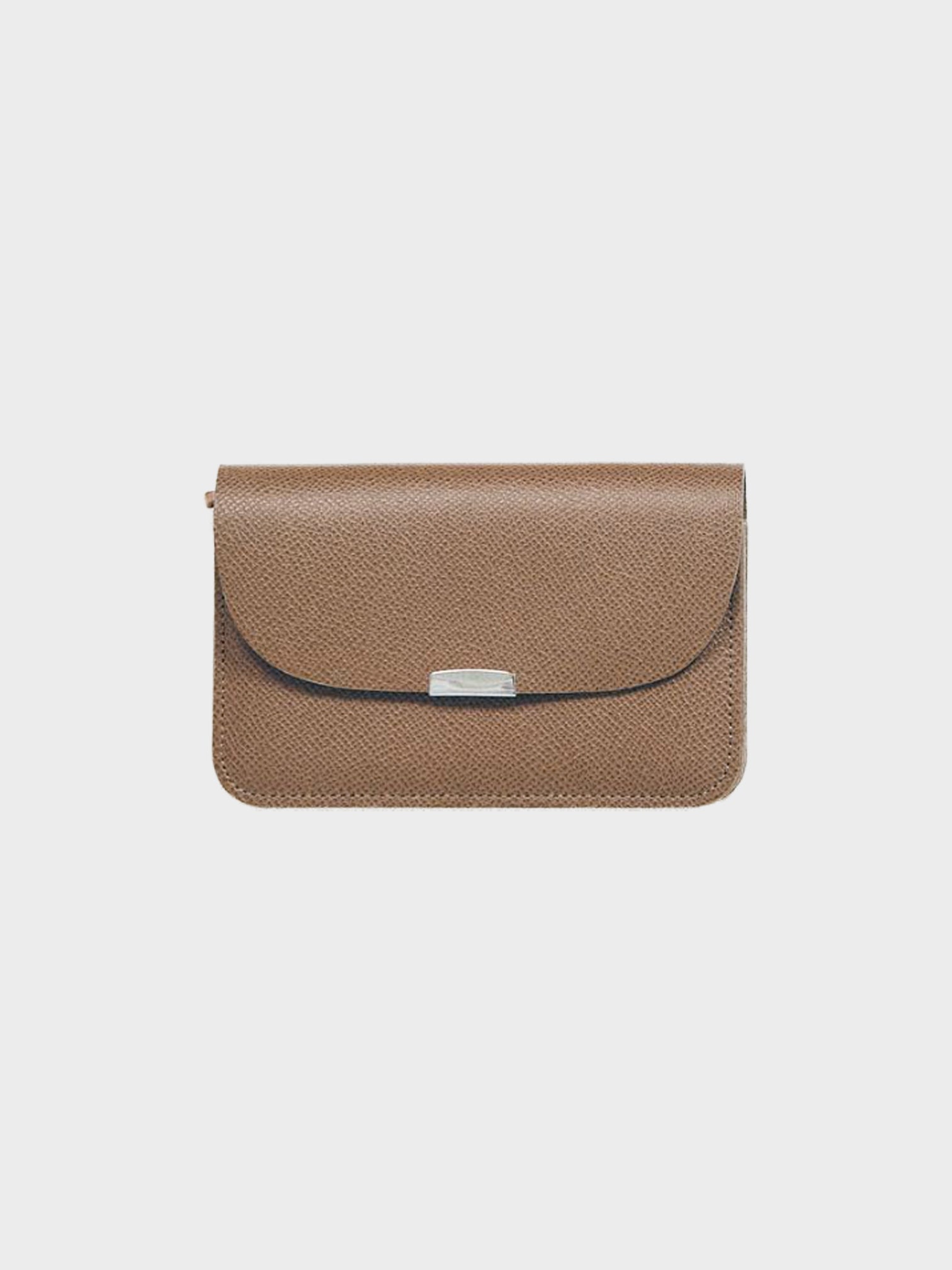 DIGAWEL / CALF LEATHER GARSON PURSE (BEIGE)