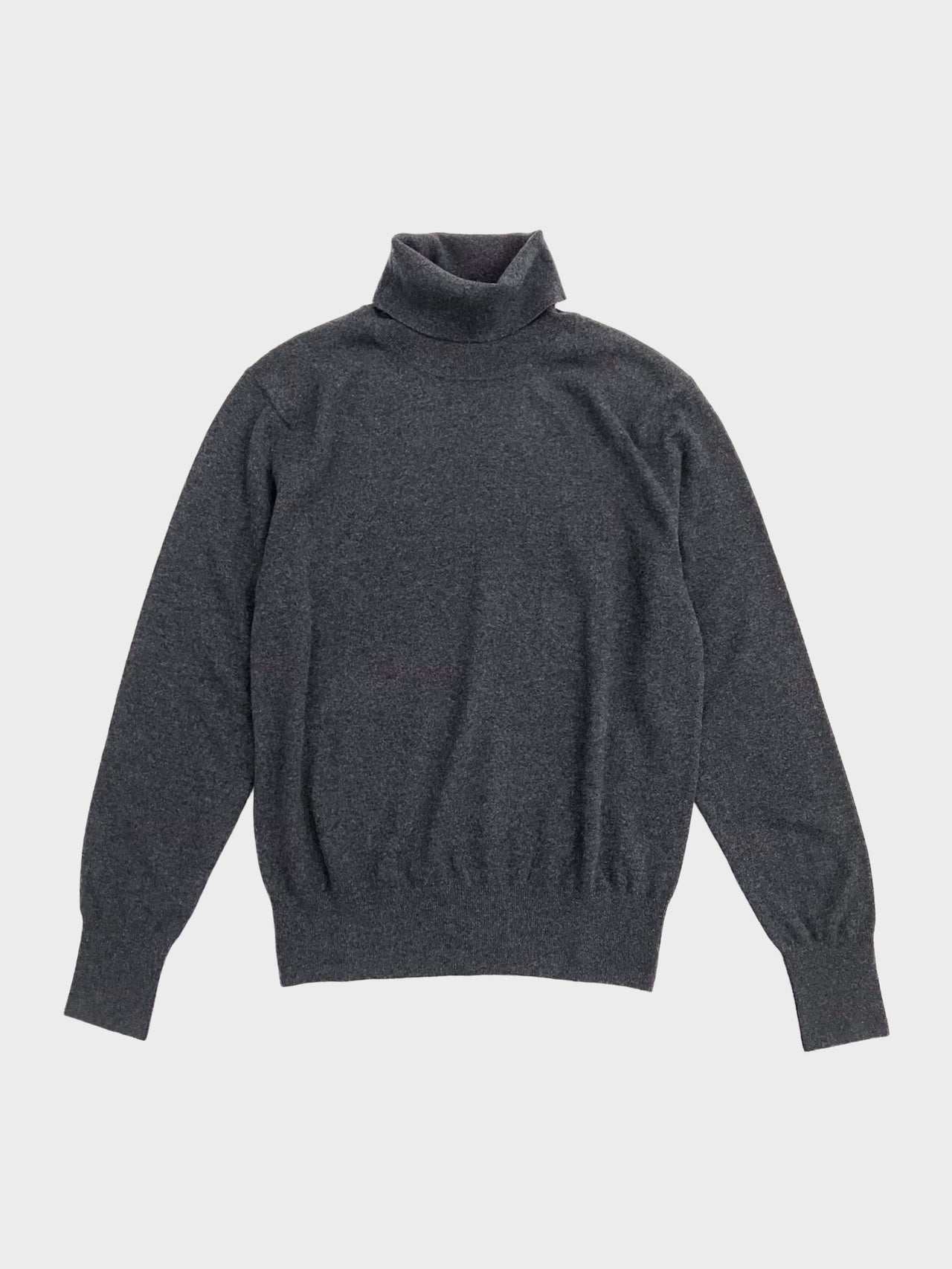 PICEA / 14GG HIGH NECK KNIT (CHARCOAL)