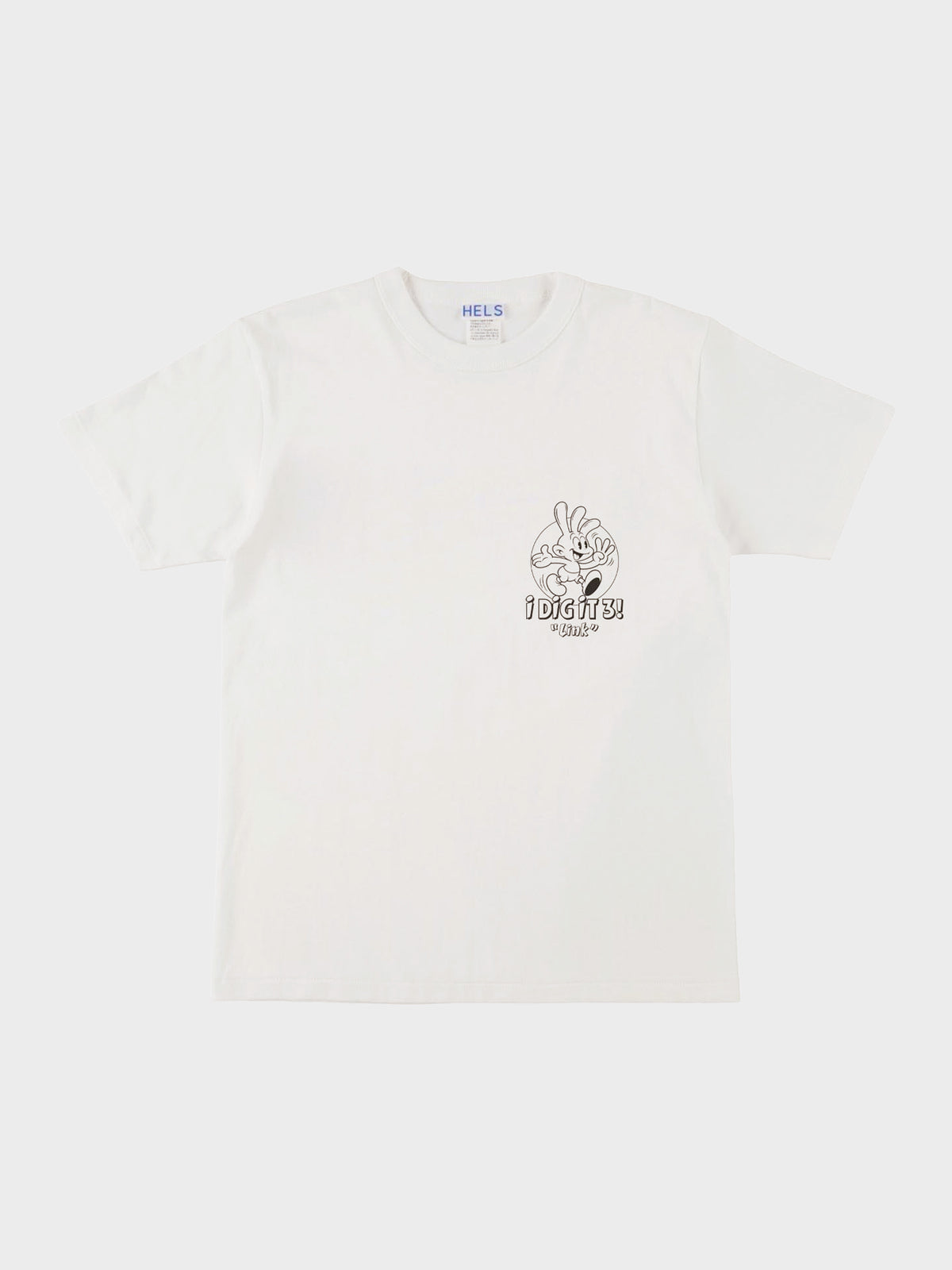 HELS × iii3 / i DiG iT 3! T-SHIRT(16th Anniversary Limited)(WHITE×SKYBLUE×PINK)