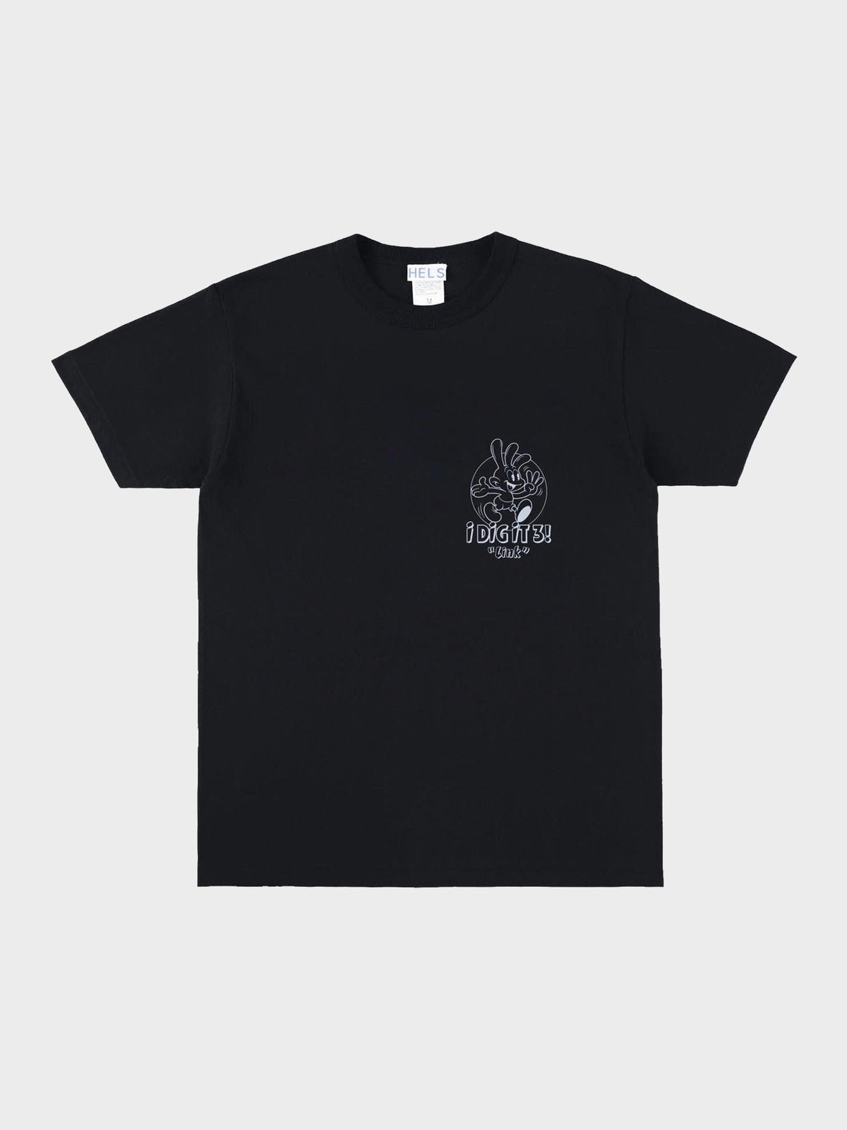 HELS × iii3 / i DiG iT 3! T-SHIRT(16th Anniversary Limited)(BLACK×SKYBLUE×GREEN)