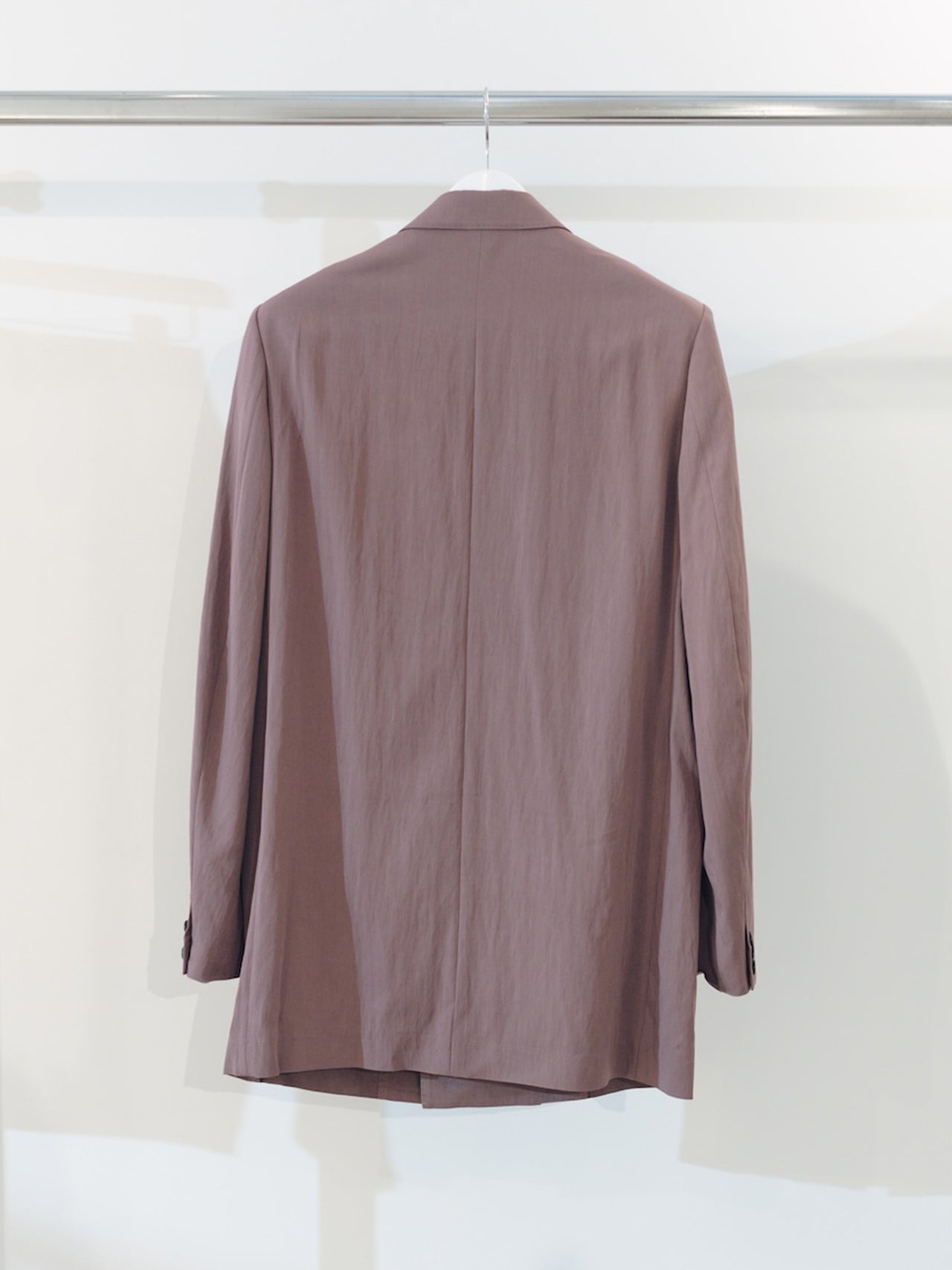 SOSHIOTSUKI / INTERLINING POCKET RAYON GABARDINE JACKET (PURPLE)