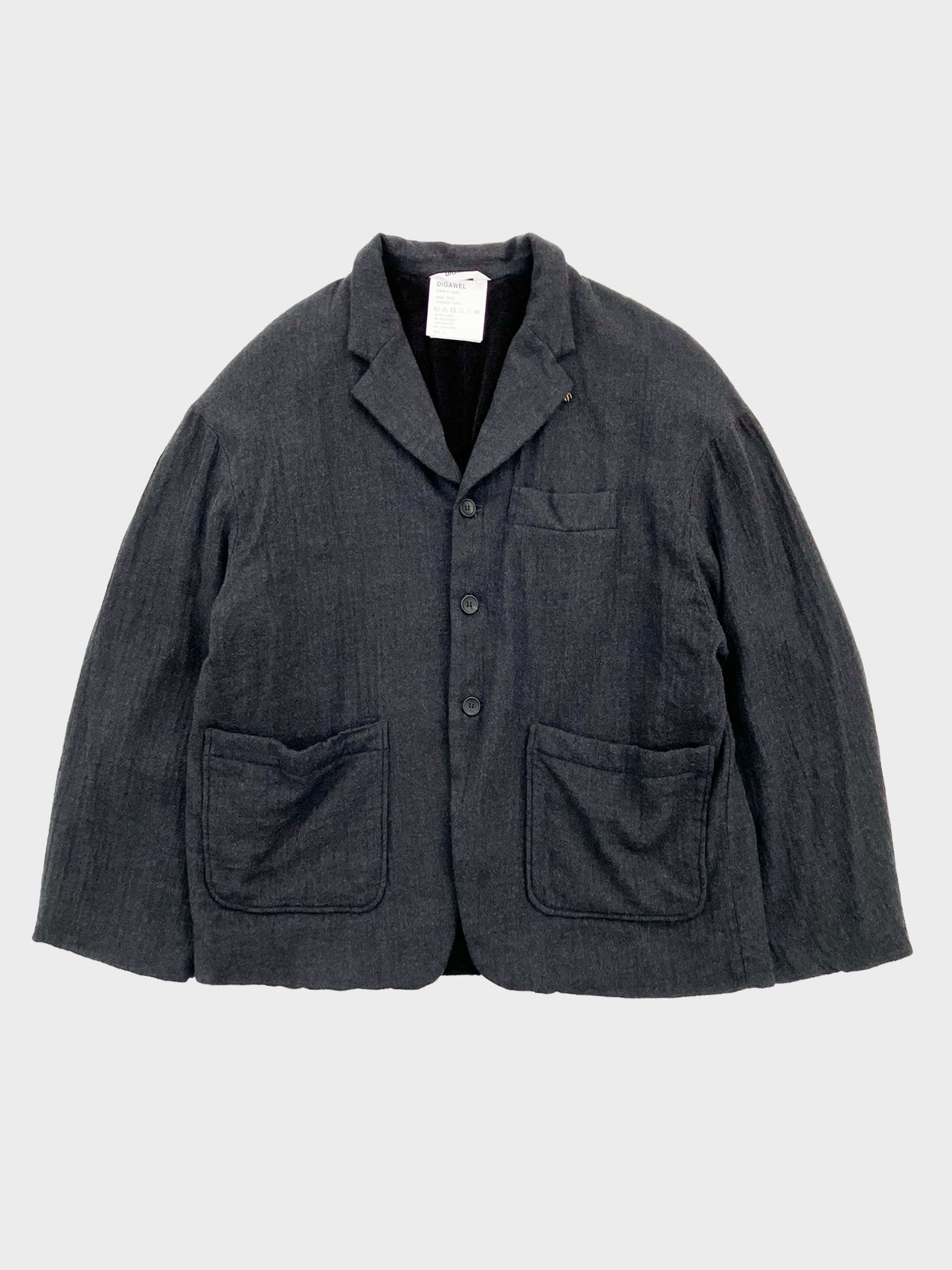 DIGAWEL / GARMENT WASH JACKET (C.GRAY)