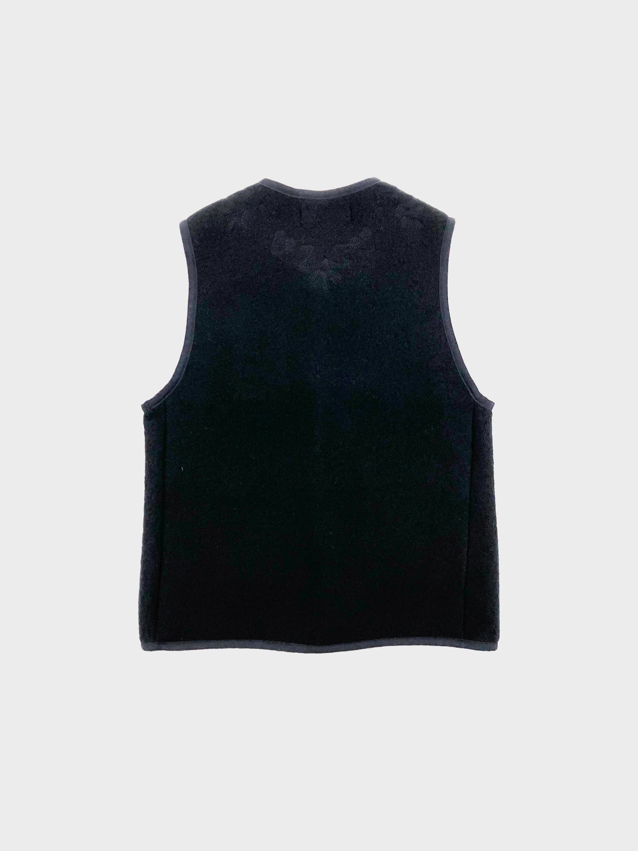 ASEEDONCLOUD / kigansai fleece vest (BLACK)