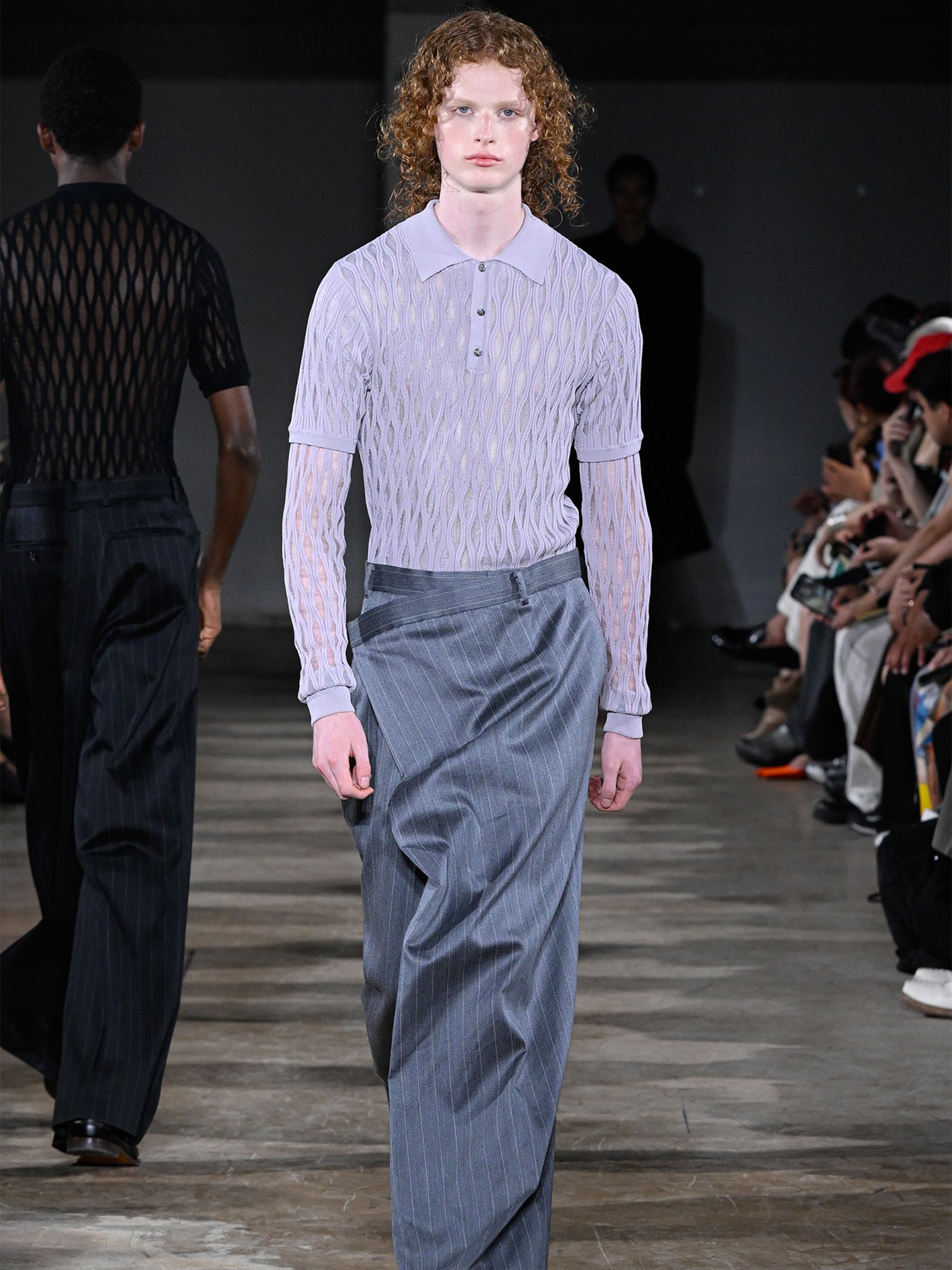 TAAKK / POLO KNIT (BLACK)