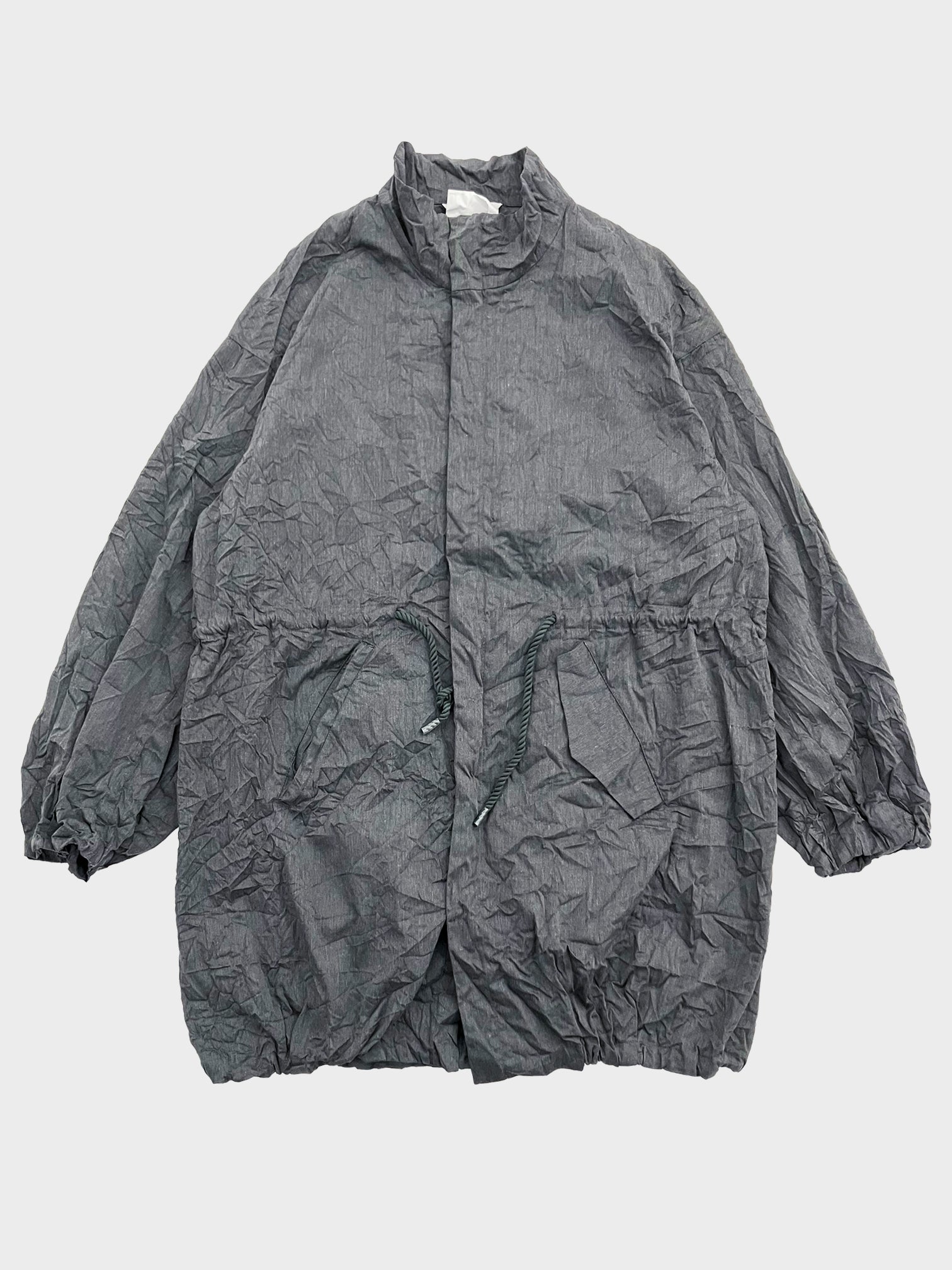 DIGAWEL / LOOSE COAT(CREASE FINISH) (GRAY)