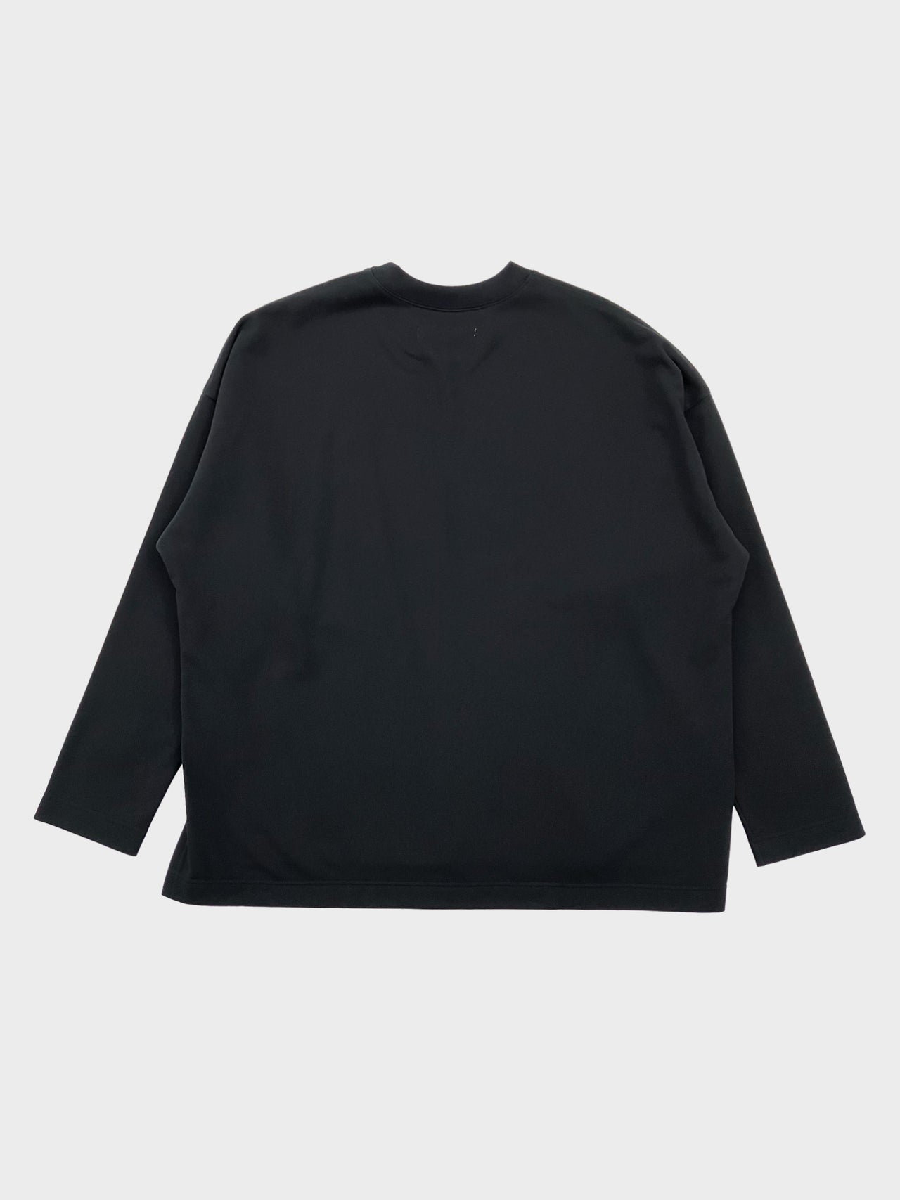 UJOH / LONG SLEEVE BOX T (BLACK)