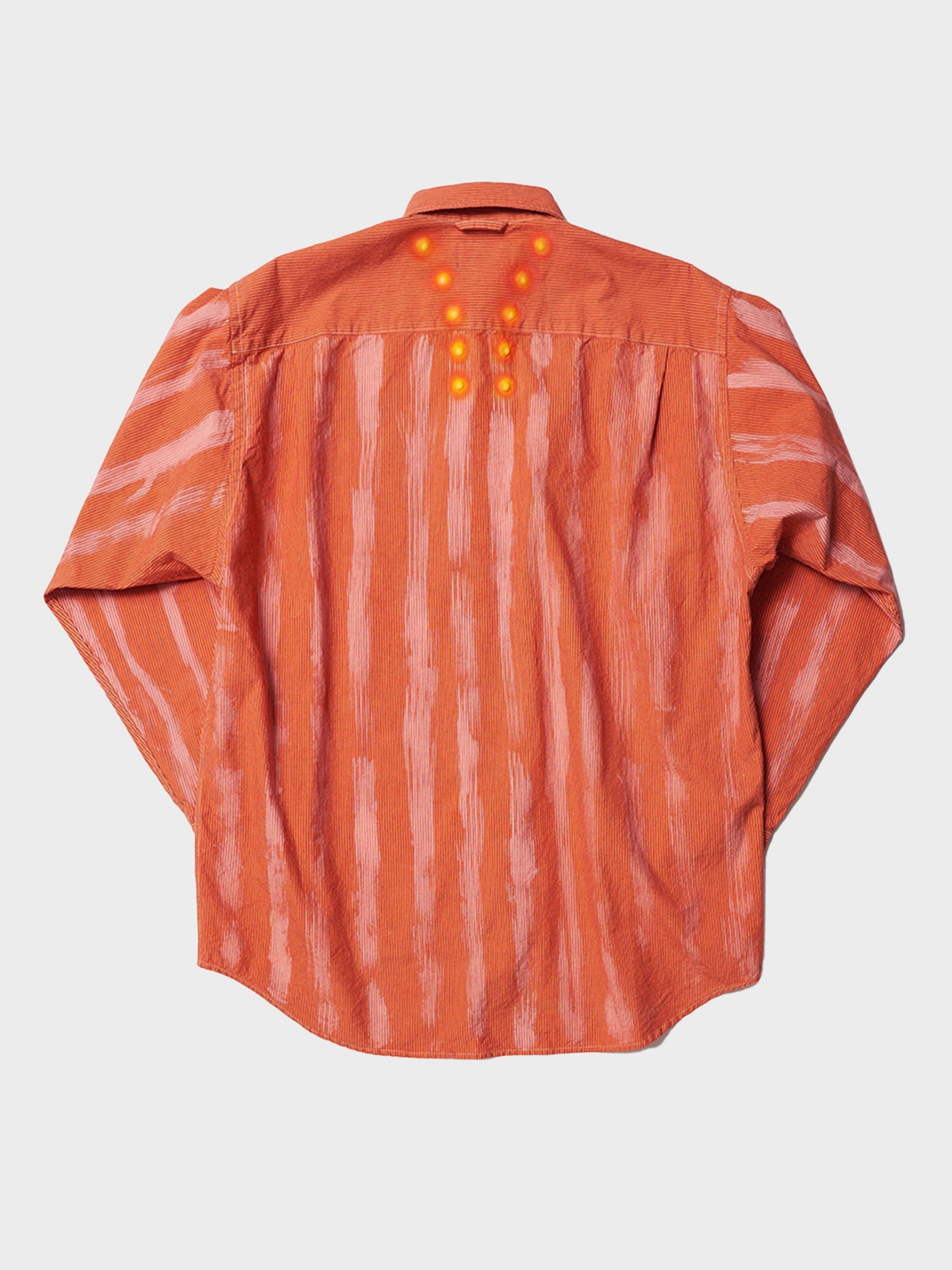 doublet / MAGNETIC STRIPE SHIRT (ORANGE)