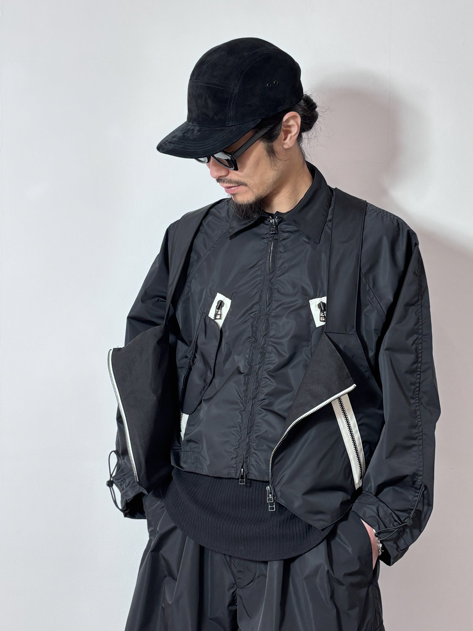 My Beautiful Landlet　Backpack Vest my beautiful landlet / NYLON TAFFETA WATER PROOF BAG VEST (BLACK)