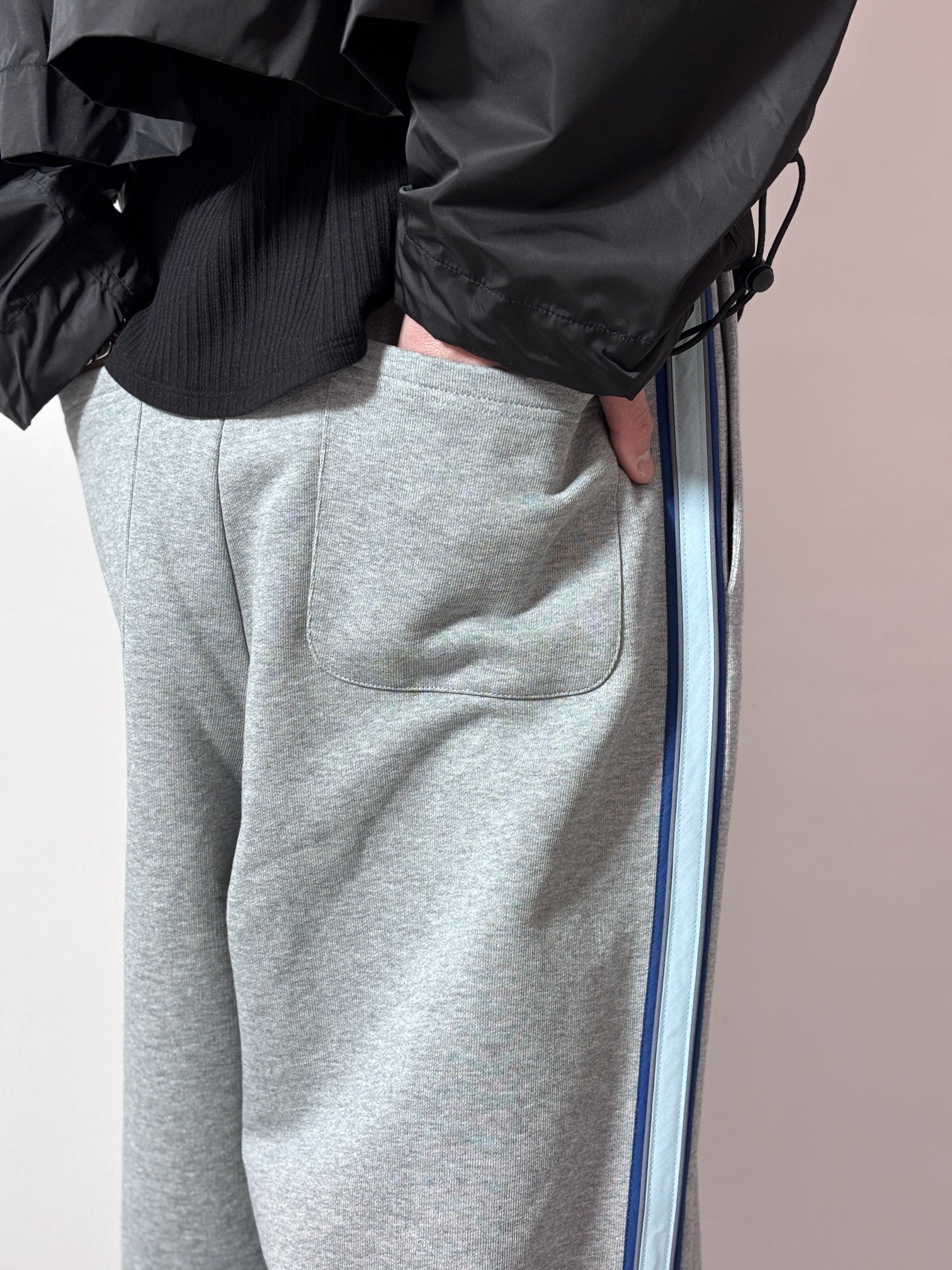 DIGAWEL / WIDE SWEAT PANTS (GRAY)